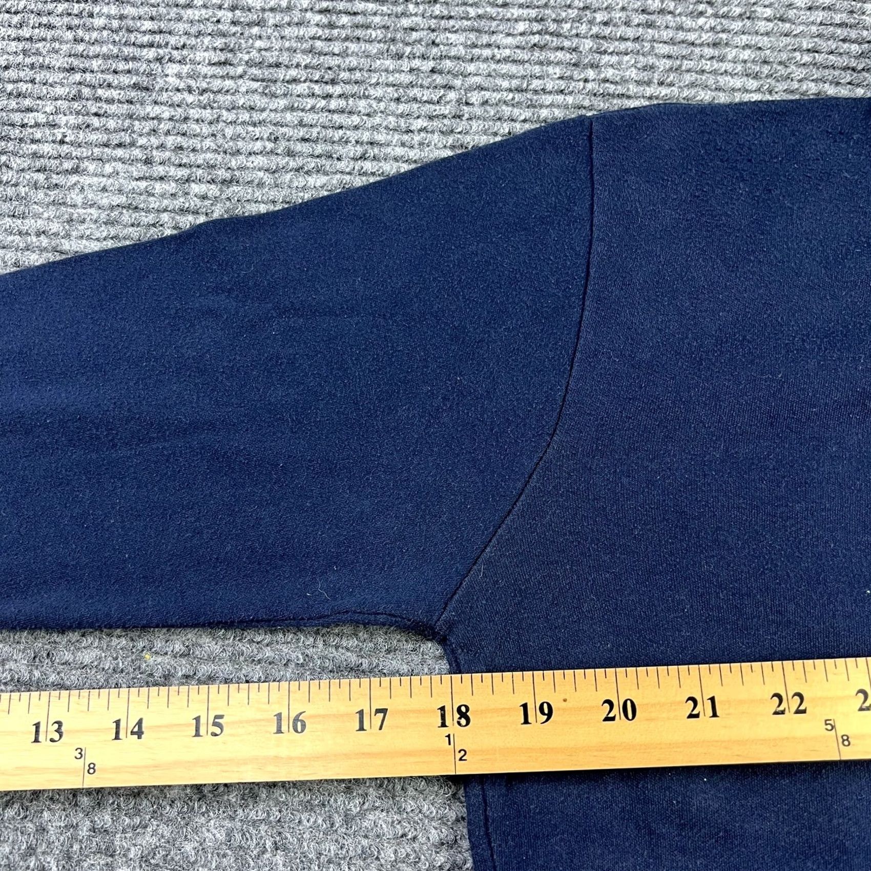 Vintage VINTAGE Bobbie Brooks Turtleneck Shirt Womens M Navy Blue 90s Wool? Cotton Polyester? (Note: Original has cotton, polyester) Size M / US 6-8 / IT 42-44 - 7 Thumbnail