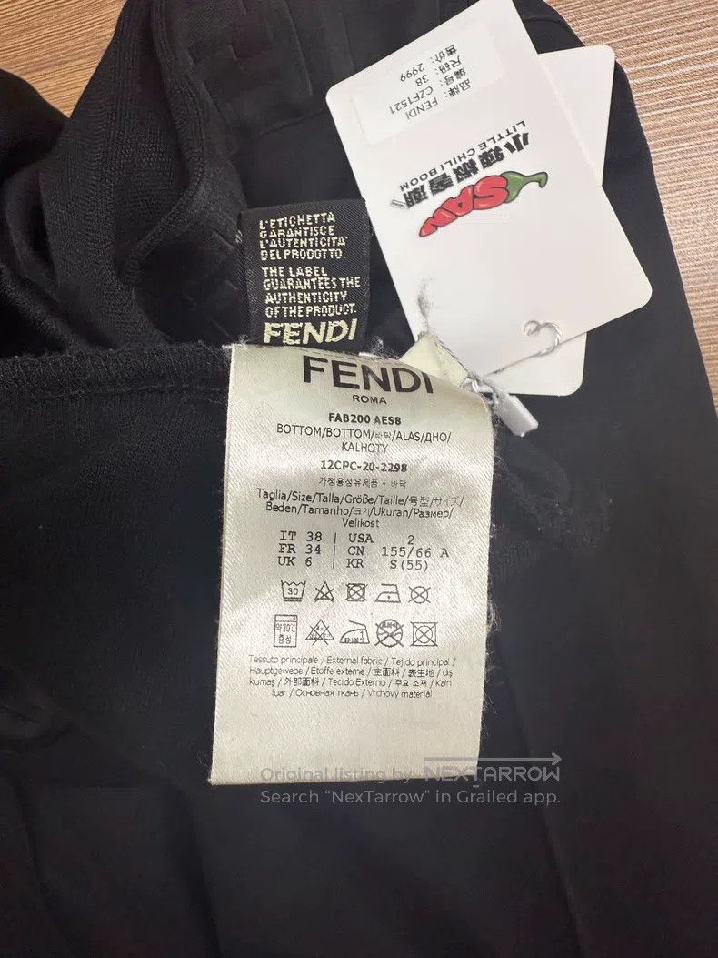 Fendi Fendi Solid casual pants Size 42" / US 20 - 8 Thumbnail