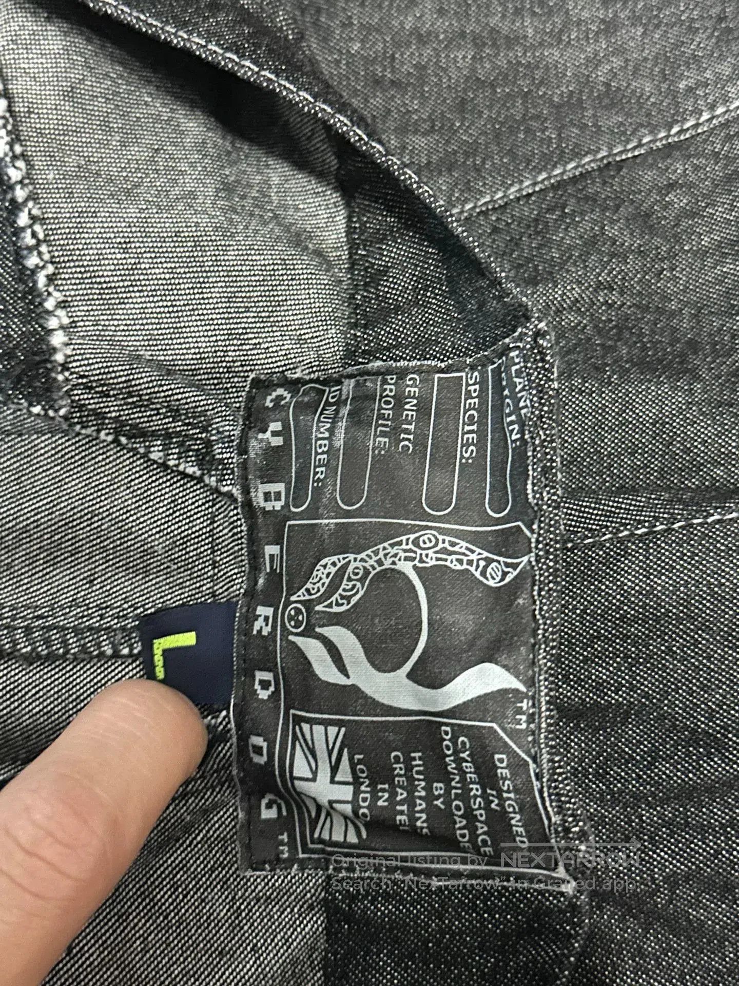 Vintage vintage cyberdog baggy cargo denim pants. Size US 26 / EU 42 - 9 Thumbnail