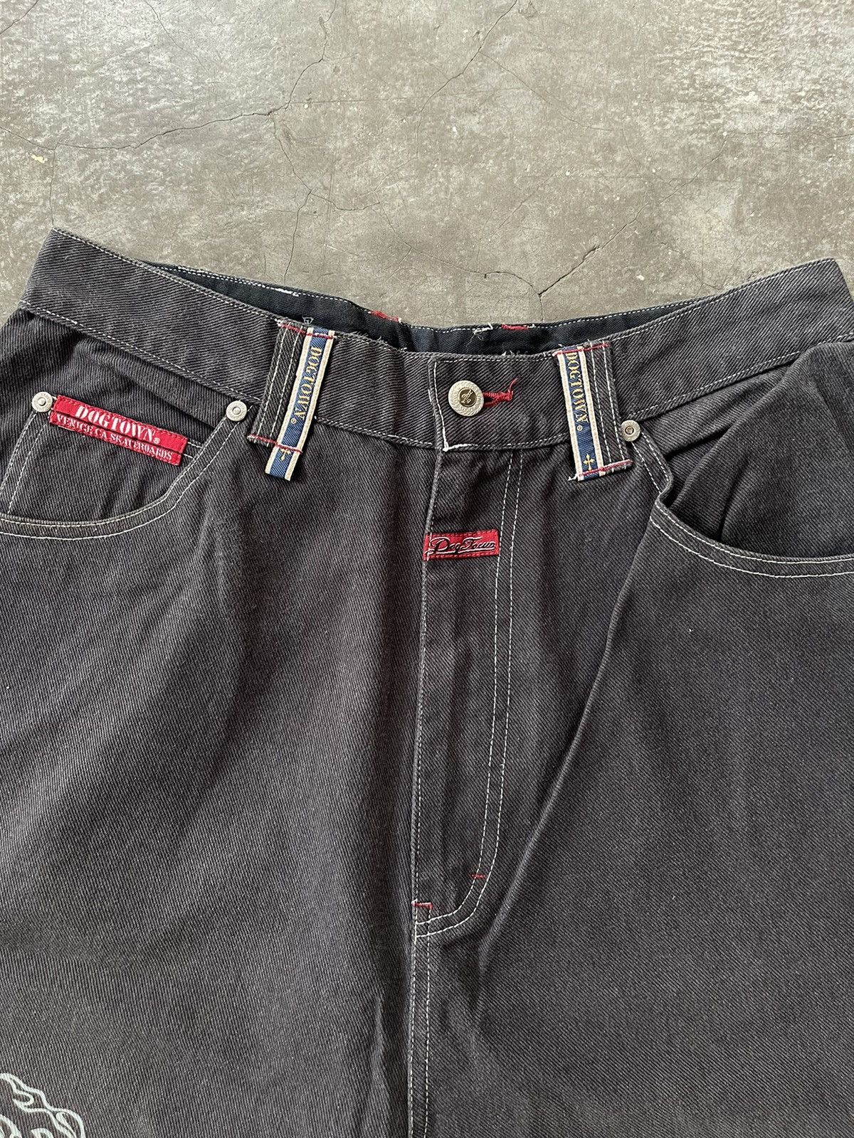 Dogtown Vintage Dogtown Black Dragon Jorts Cargo Size US 29 - 5 Thumbnail