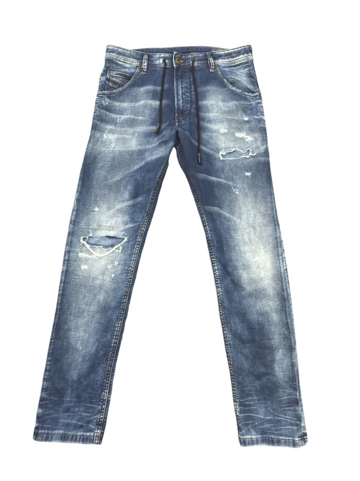 Diesel DIESEL KROOLEY DENIM SWEAT PANT Size US 32 / EU 48 - 3 Thumbnail
