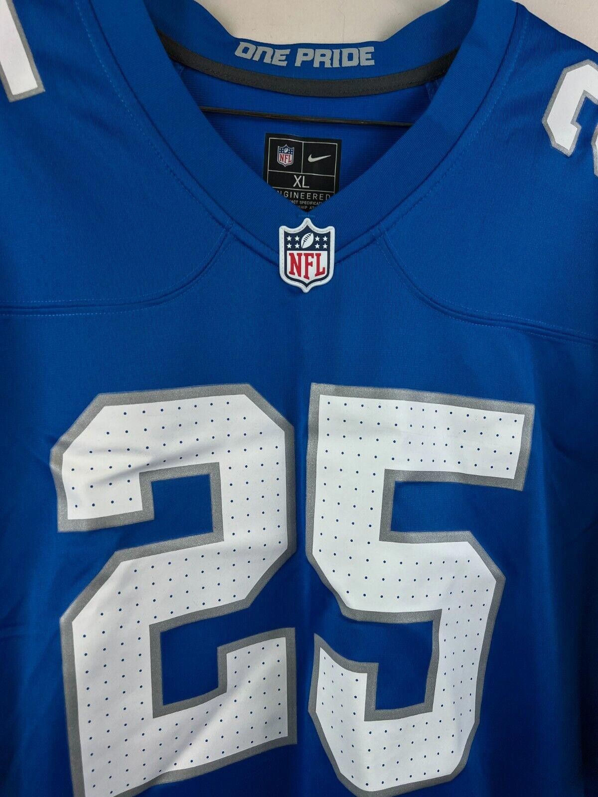 Nike Men’s Detroit Lions Custom “SCHICK” #25 Nike Game Jersey Size ONE SIZE - 7 Thumbnail