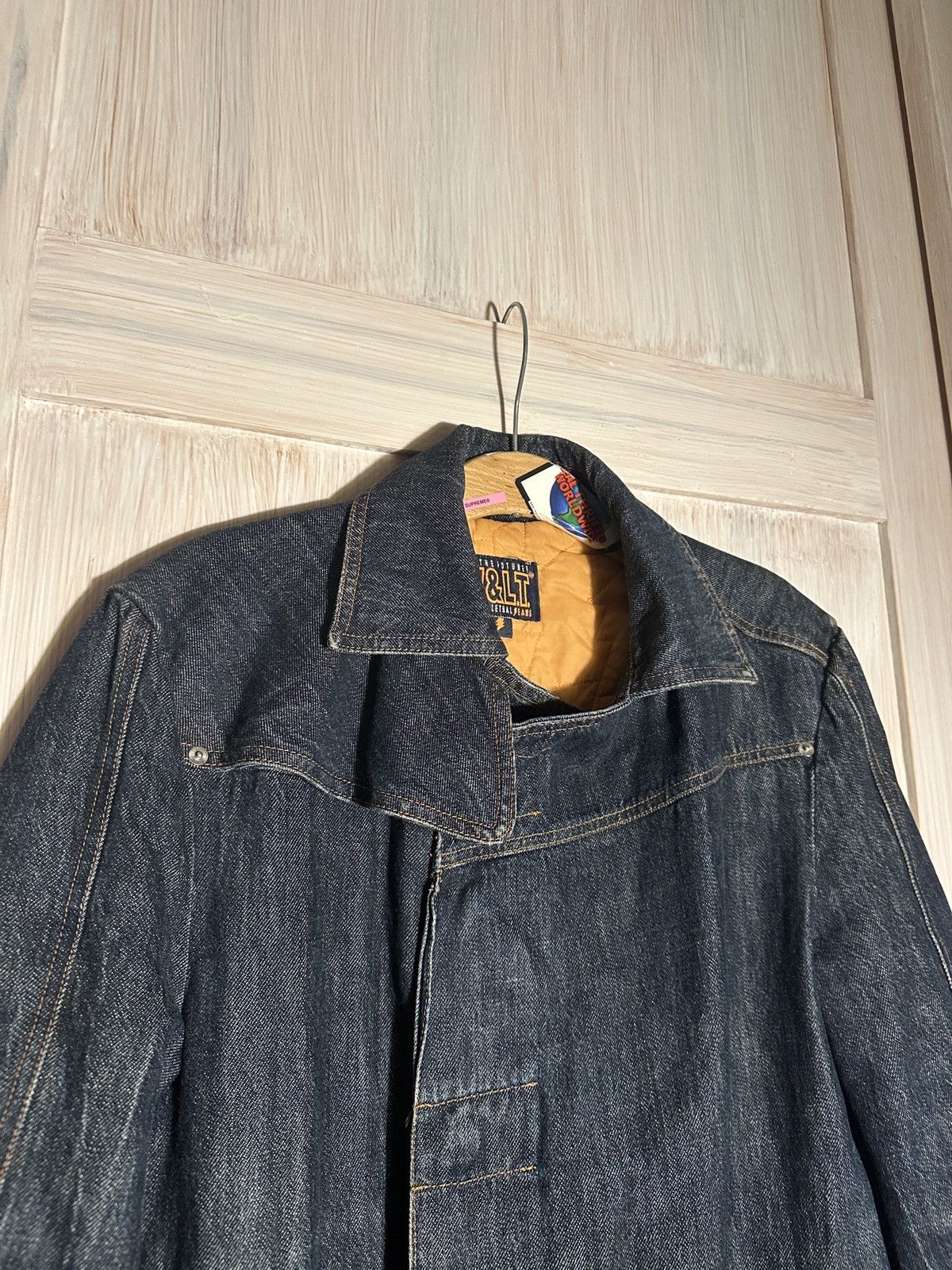 Vintage × W&LT × Walter Van Beirendonck NOS Early 90s Caban denim coat Vintage archive Walt Size US M / EU 48-50 / 2 - 2 Thumbnail
