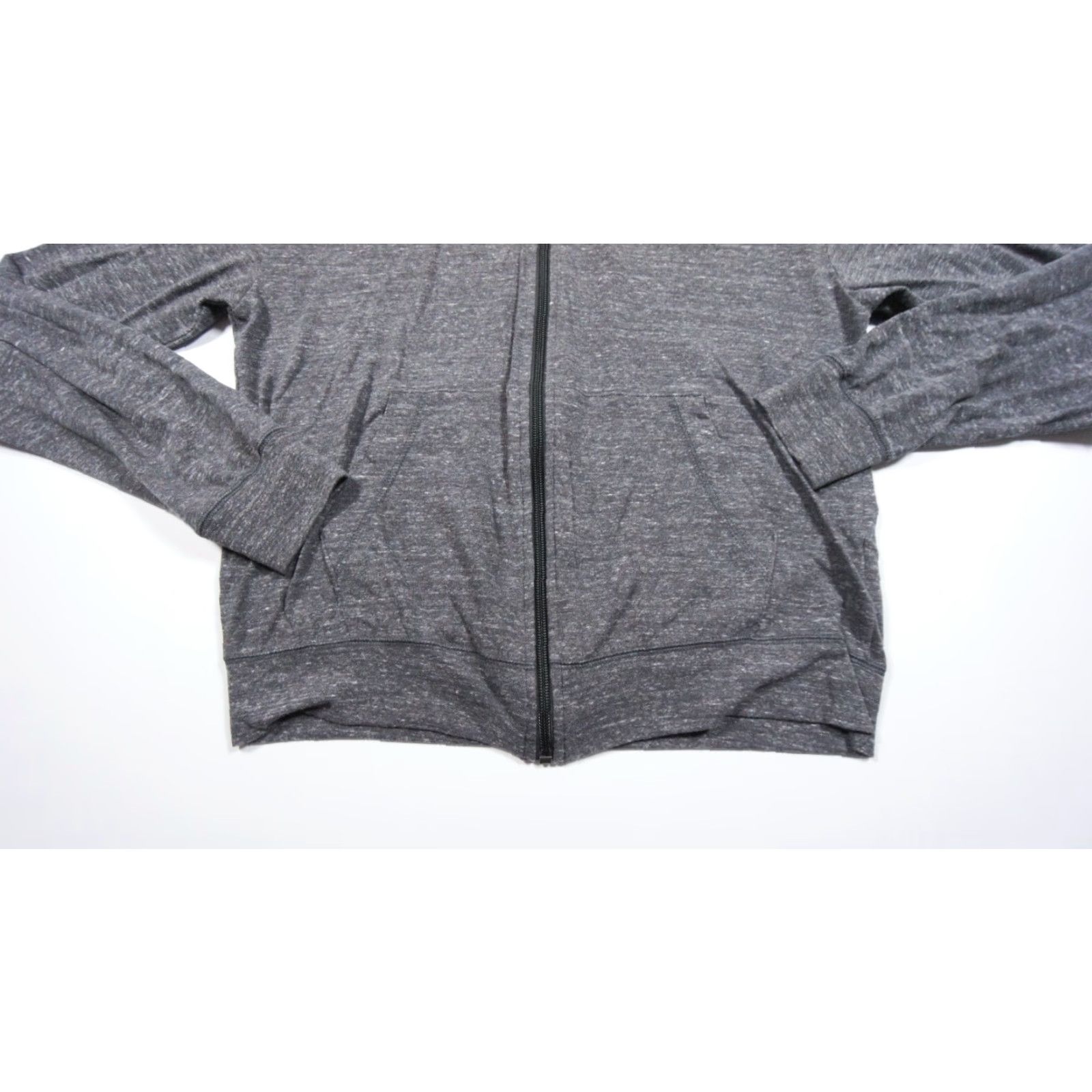 Nike Nike Hoodie Womens Small Gray Lightweight Full Zip Gym Vintage-Style Logo Sweatshirt, Regular Fit, Cotton-Poly, S Size S / US 4 / IT 40 - 4 Thumbnail