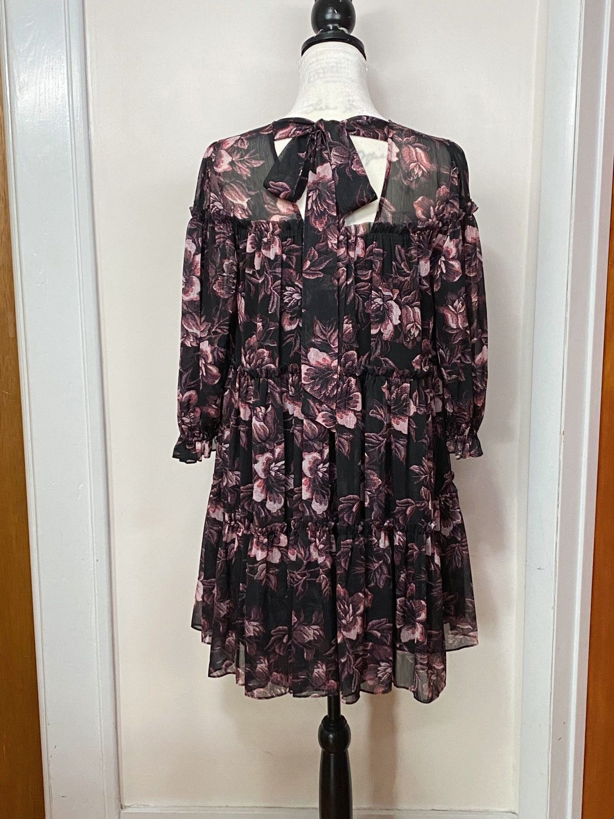 Ted Baker Ted Baker Printed Tiered Mini Swing Dress size 0 Size XS / US 0-2 / IT 36-38 - 8 Thumbnail