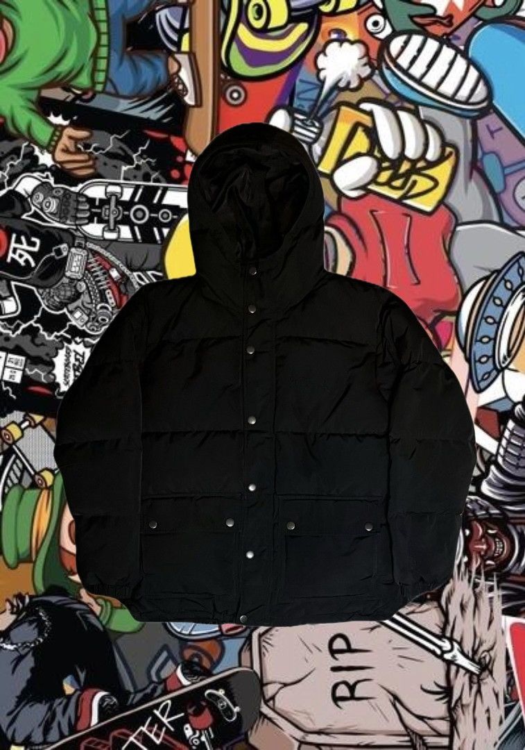 Polar Skate Co Puffer Jacket – Black Size L