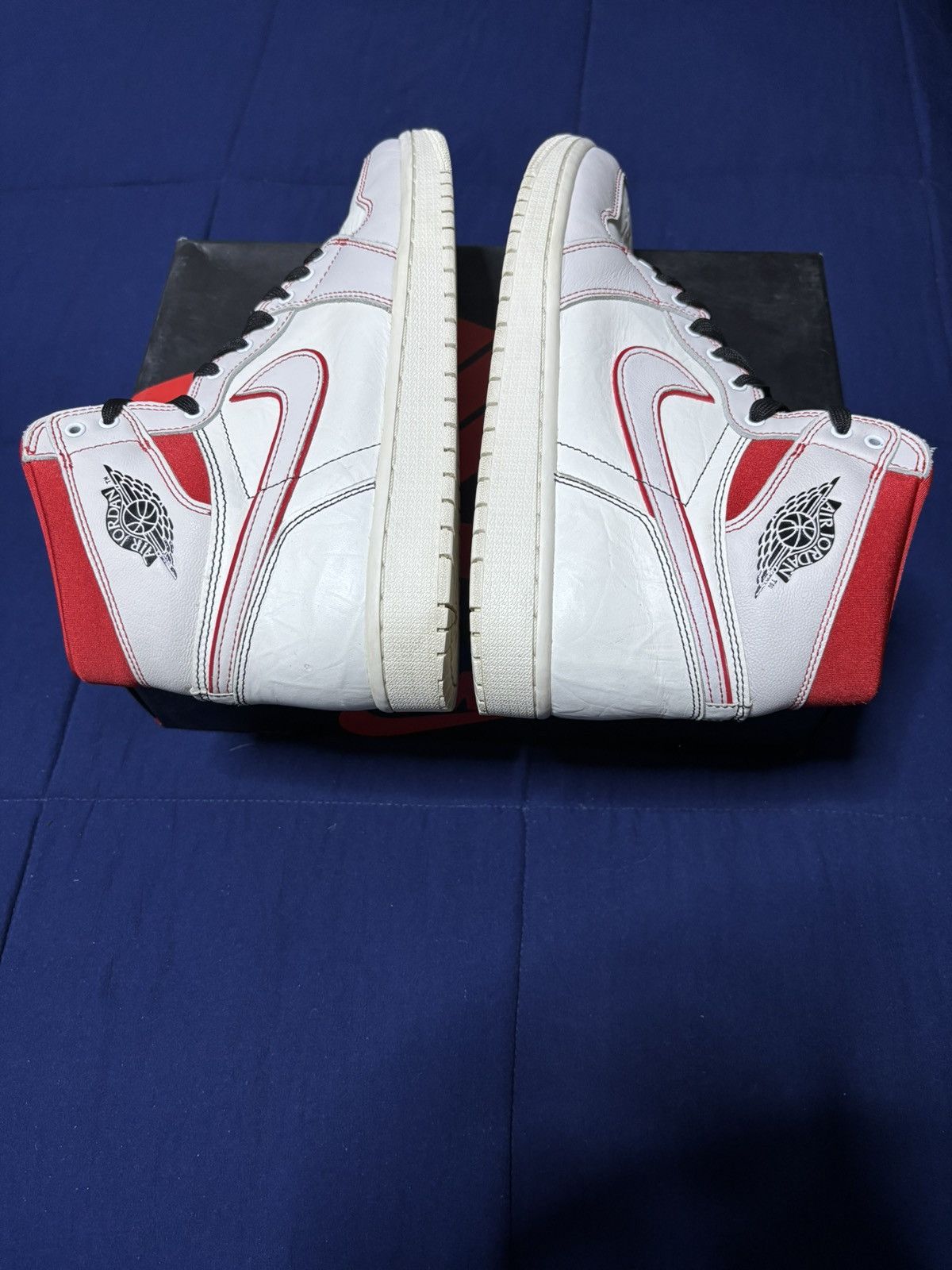 Jordan Brand Jordan 1 Retro High OG Phantom Gym Red 2019 Size 10 Size US 10 / EU 43 - 2 Thumbnail