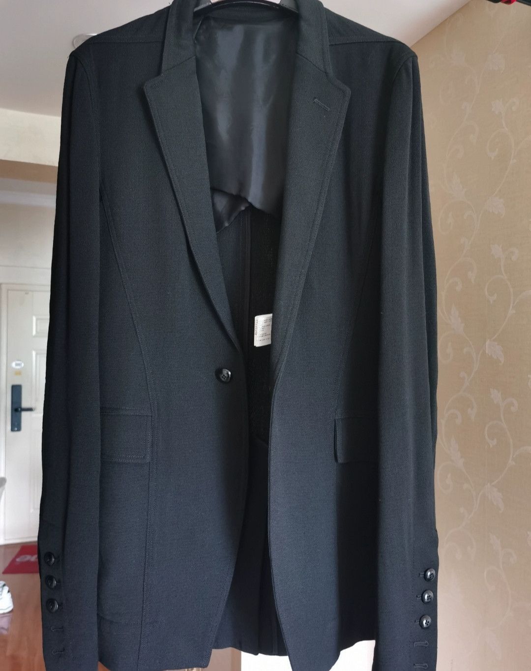 Rick Owens Rickowens mainline suit coat-2505 Size US S / EU 44-46 / 1 - 1 Thumbnail