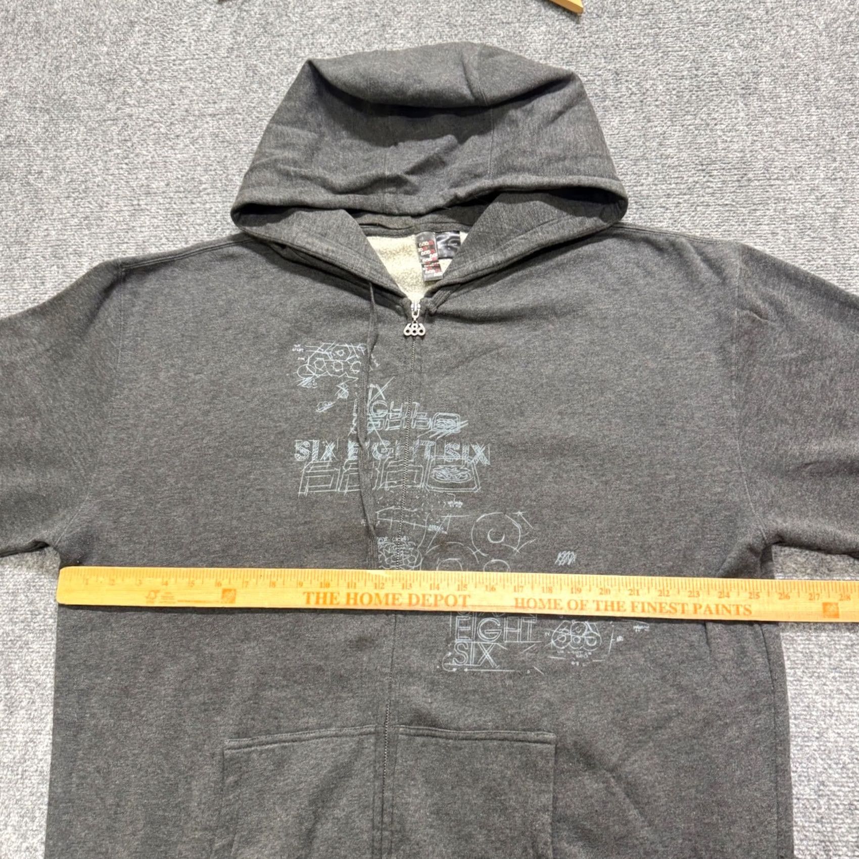 686 VINTAGE 686 Y2K Full-zip Jacket Men's XL Gray Grunge Skater Oversized Baggy Jacket Size US XL / EU 56 / 4 - 5 Thumbnail