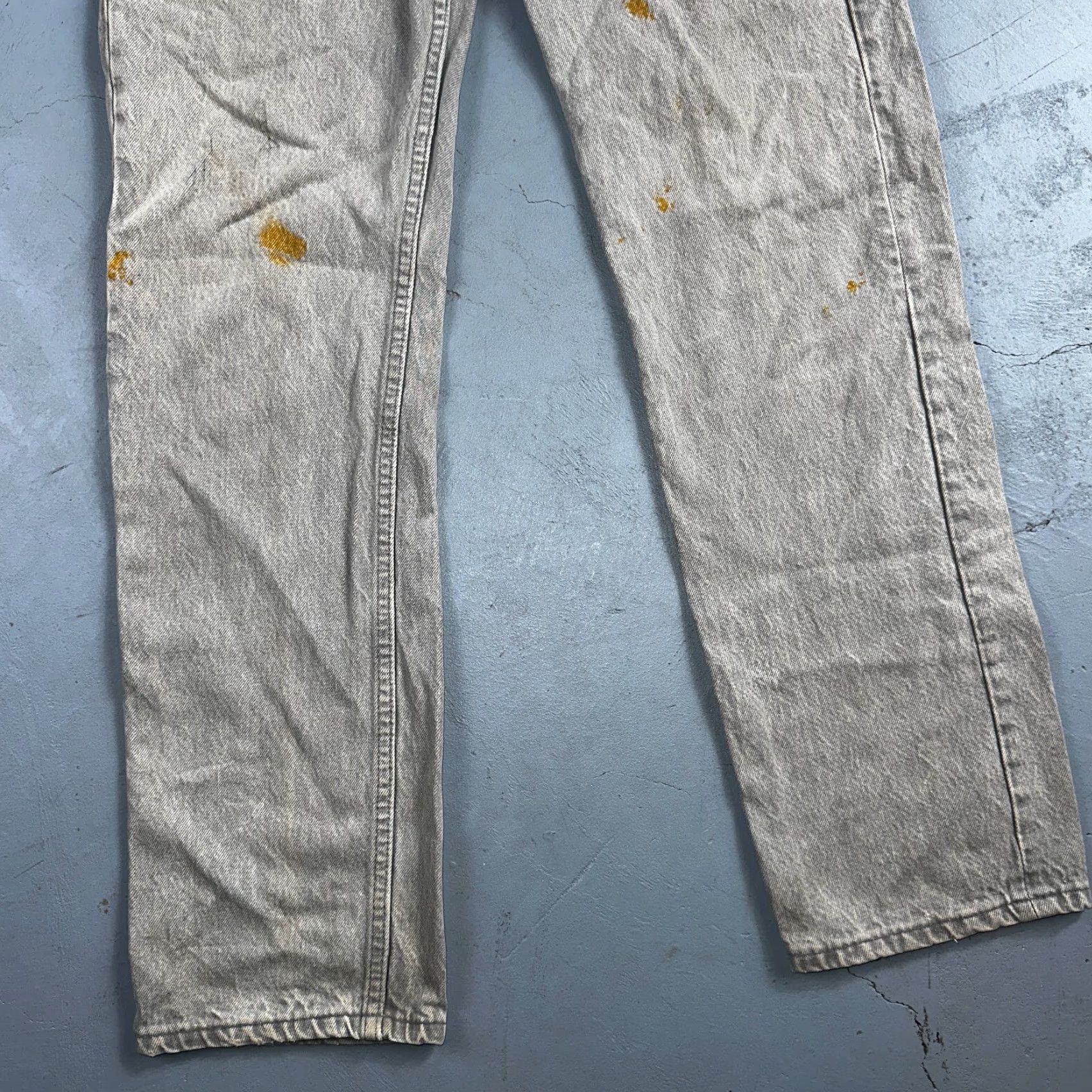 Levi's VINTAGE Levis 501 Jeans USA 80s Gray Acid Wash 31x32 Act 29x30 XX Straight Leg Size US 31 - 3 Thumbnail