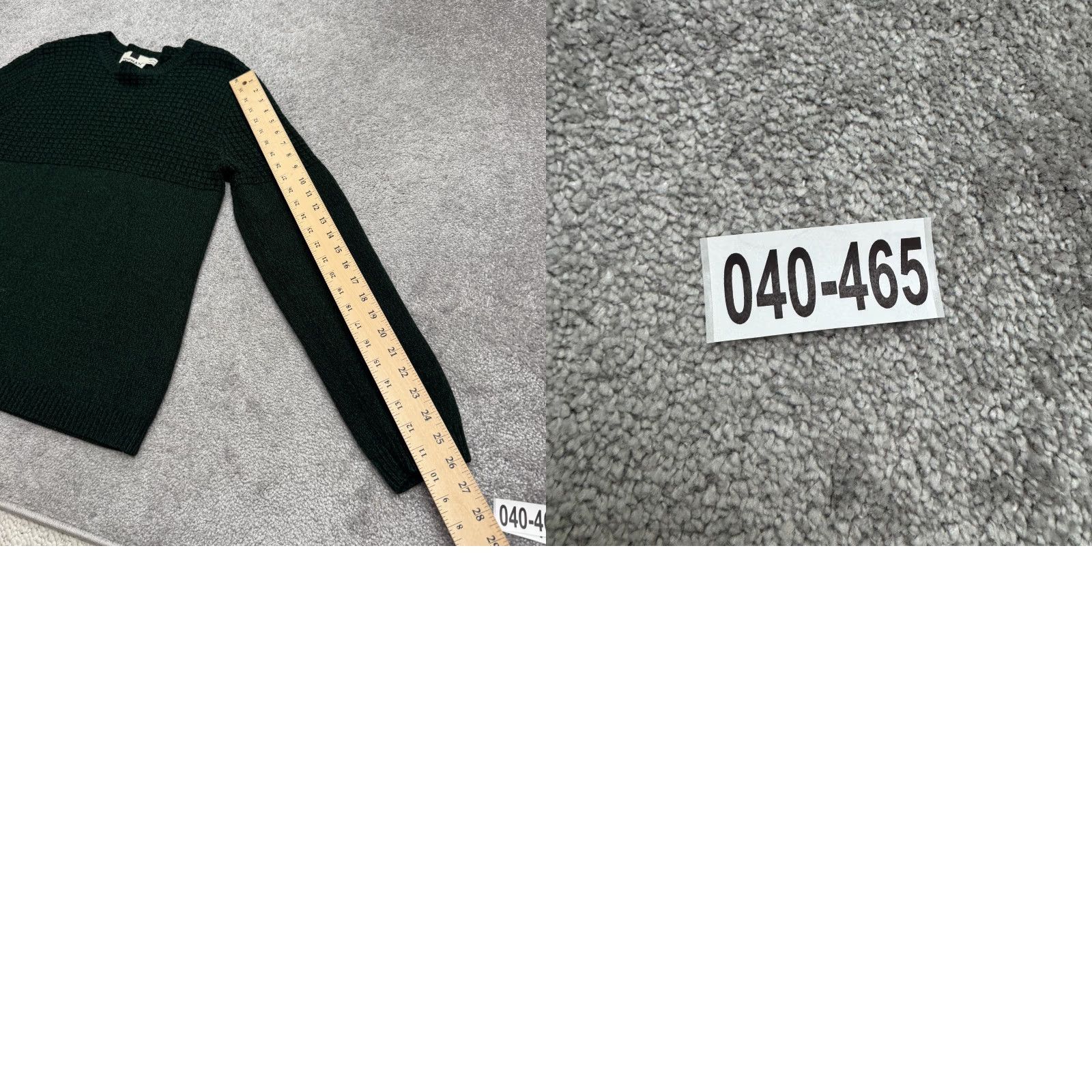Topman Topman Waffle-Knit Pullover Sweater Mens M Dark Green Crew Neck Acrylic Regular Knit Shirt Size US M / EU 48-50 / 2 - 9 Thumbnail