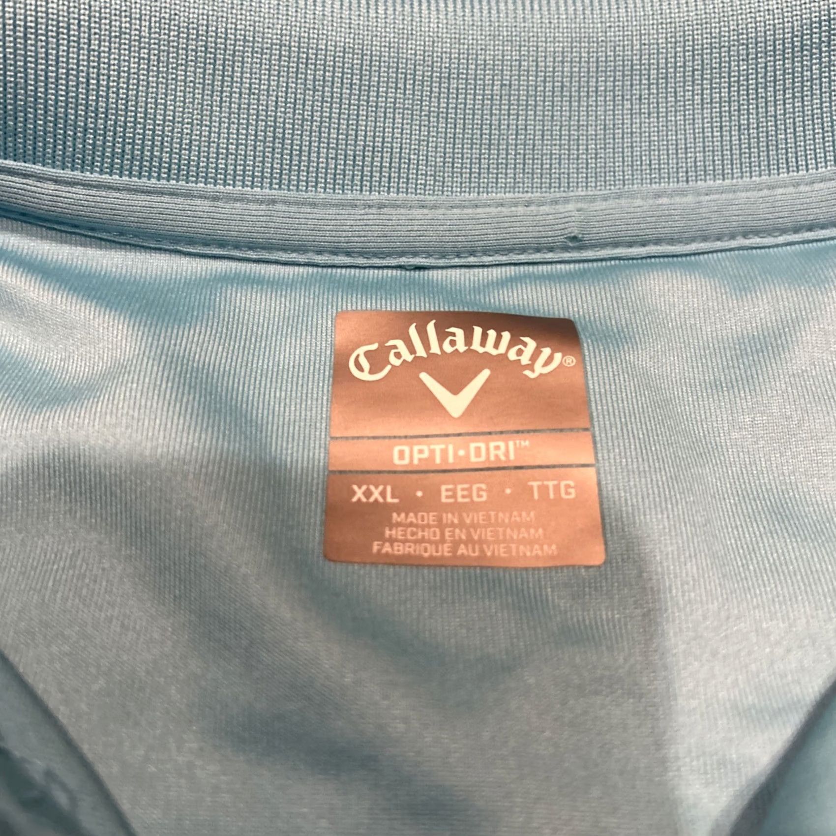 Callaway Callaway Polo Shirt Men XXL Light Blue Short Sleeve Nike-style? Size US XXL / EU 58 / 5 - 2 Thumbnail
