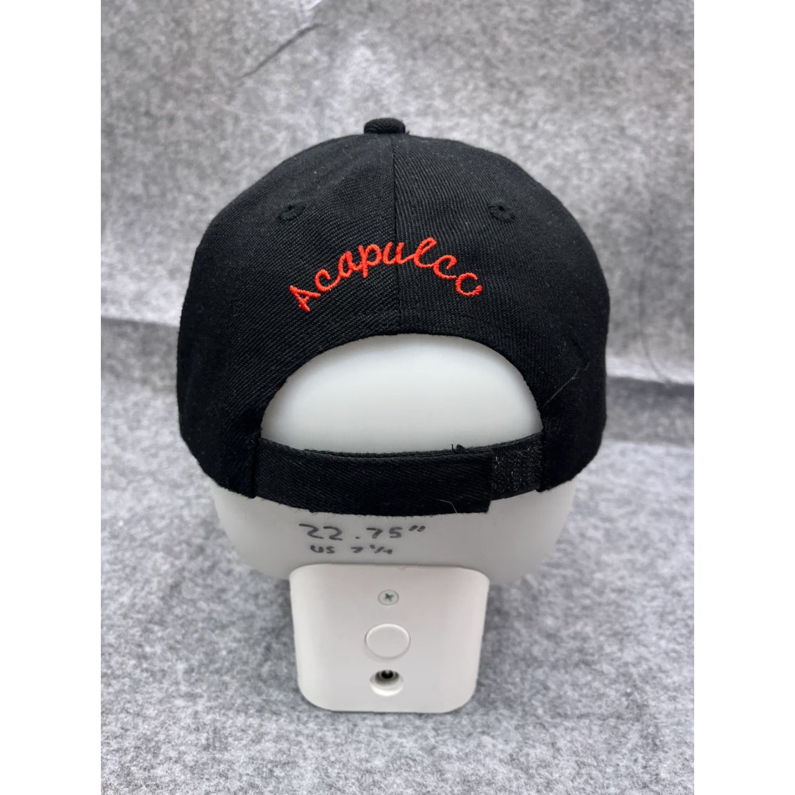 Vintage Acapulco Mexico Iguana Hat Cap Strap Back Adult One Size Black 100% Acrylic Size ONE SIZE - 6 Thumbnail