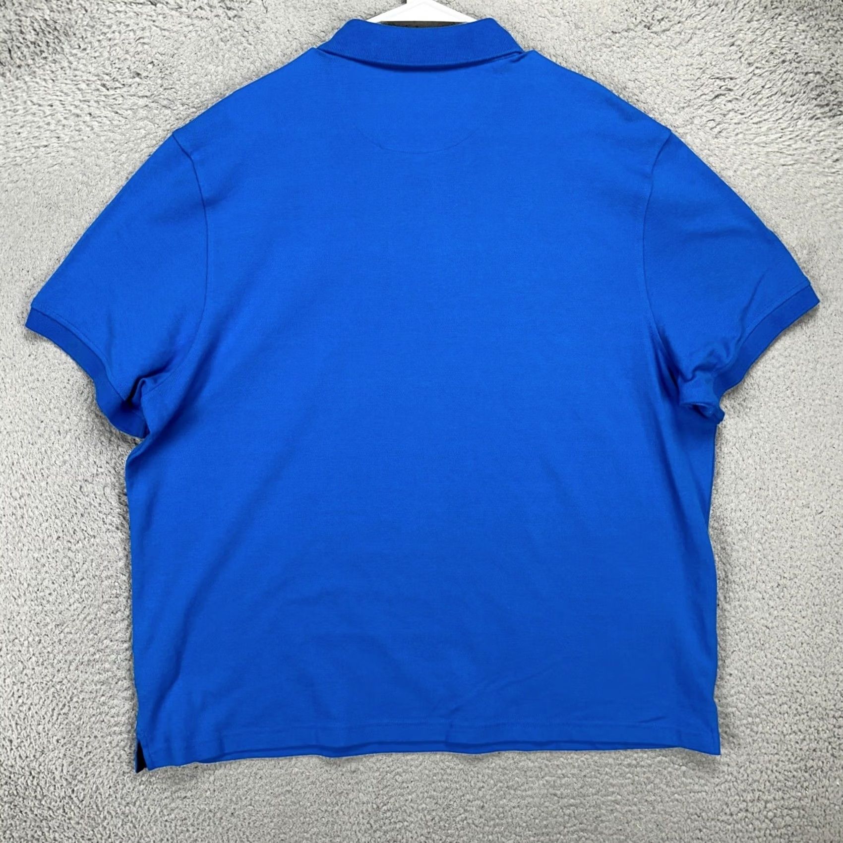 Club Room Club Room Polo Shirt Mens 2XL Blue Short Sleeve Casual Comfortable Breathable Shirt Size US XXL / EU 58 / 5 - 3 Thumbnail