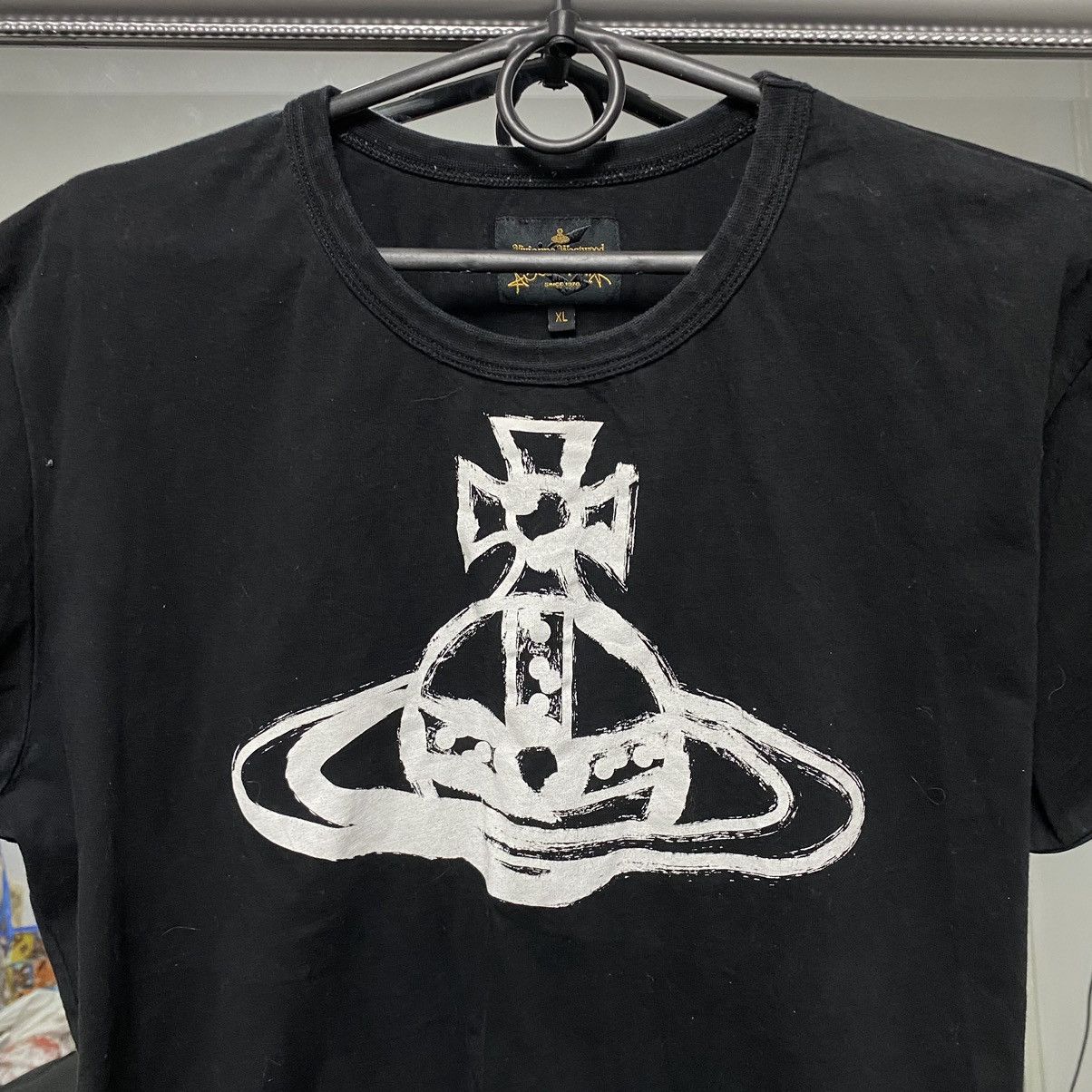 Vivienne Westwood Vivienne Westwood T-Shirt Big Logo Anglomania Size US XL / EU 56 / 4 - 5 Thumbnail