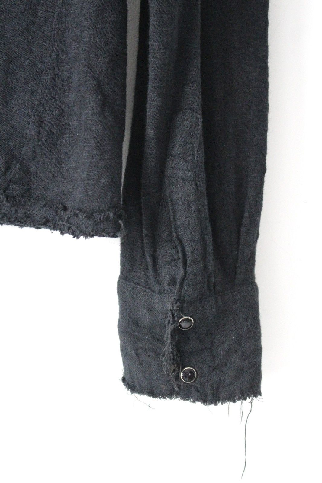 If Six Was Nine 2000S BURDEN GRUNGE FADE-DYE GROMMET POCKETS SHIRT Size US S / EU 44-46 / 1 - 7 Thumbnail