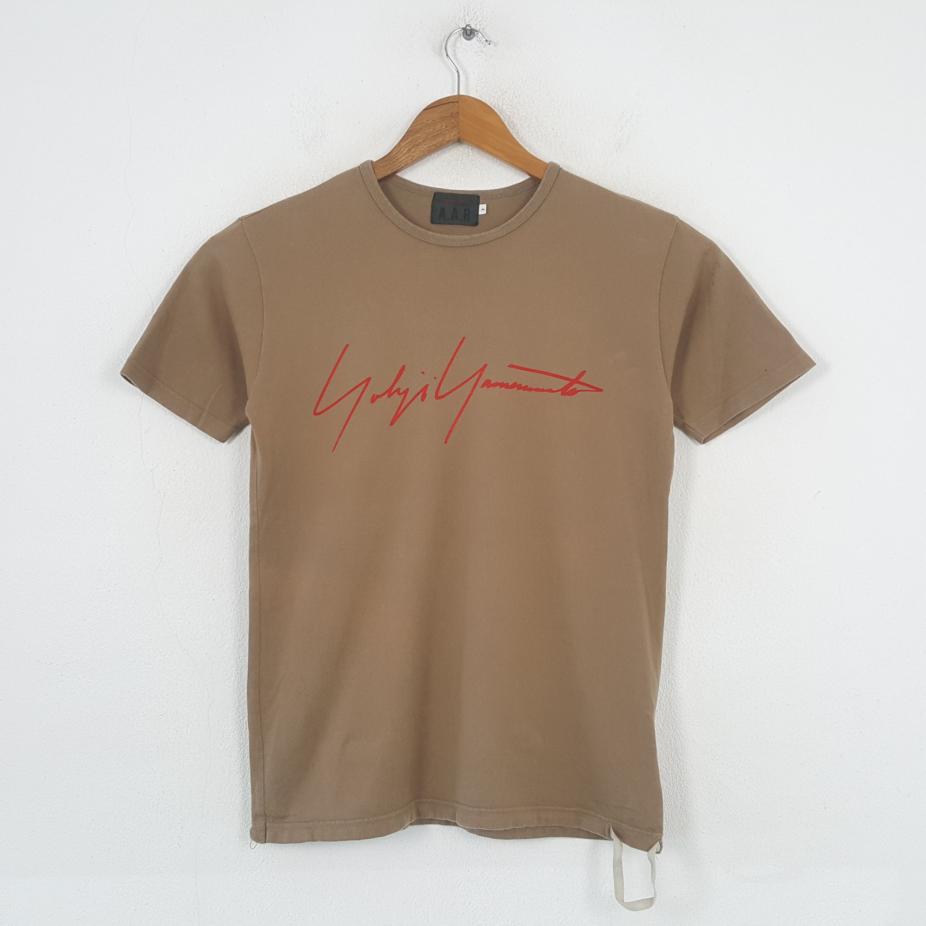 Designer × Vintage × Yohji Yamamoto Vintage YOHJI YAMAMOTO Japan Designer T-shirt C285N33 Size US S / EU 44-46 / 1 - 1 Thumbnail