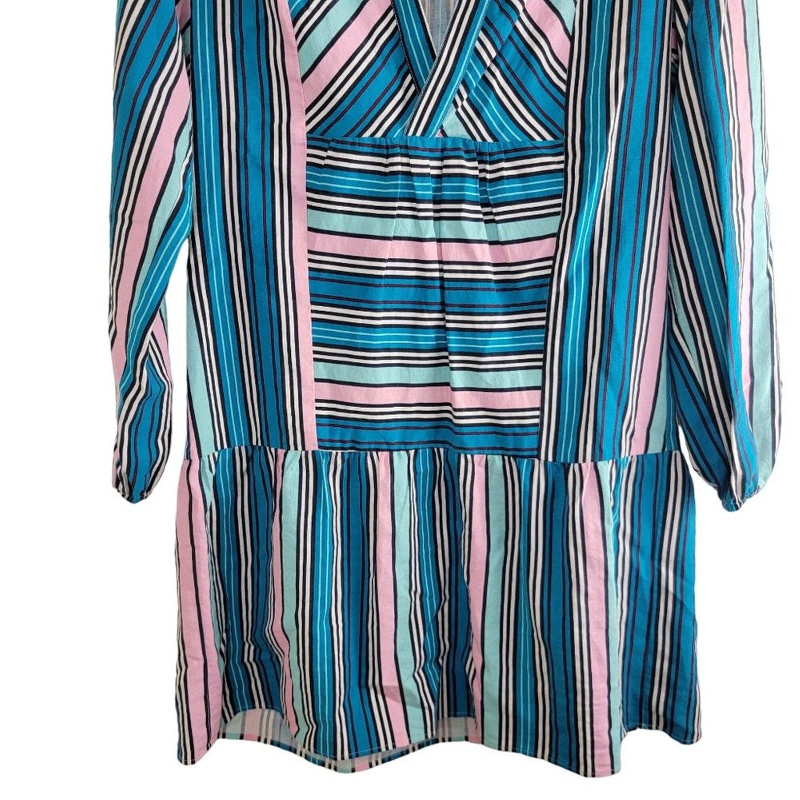 Marie Oliver Marie Oliver Womens Silk Linen Blend Shift Dress Size XS Size XS / US 0-2 / IT 36-38 - 4 Thumbnail