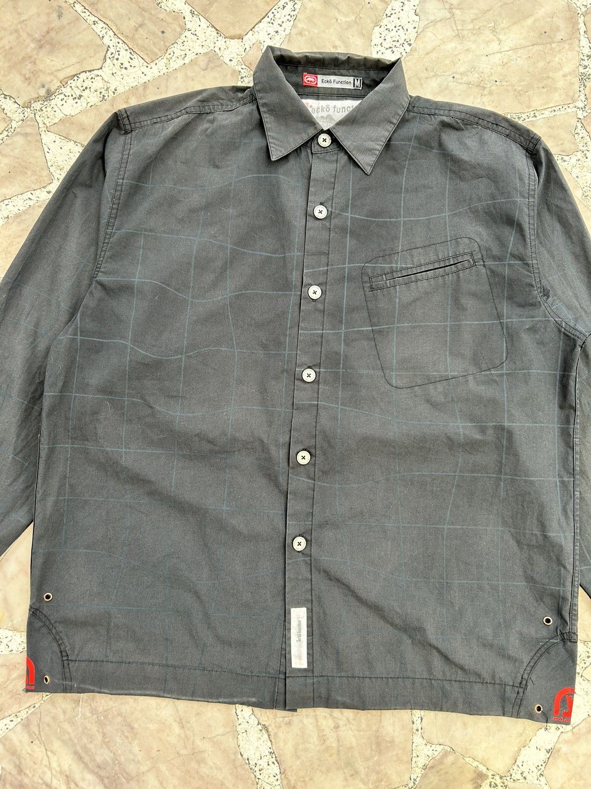 Ecko Unltd. Ecko Function Button Up Collar Black Size US L / EU 52-54 / 3 - 3 Thumbnail