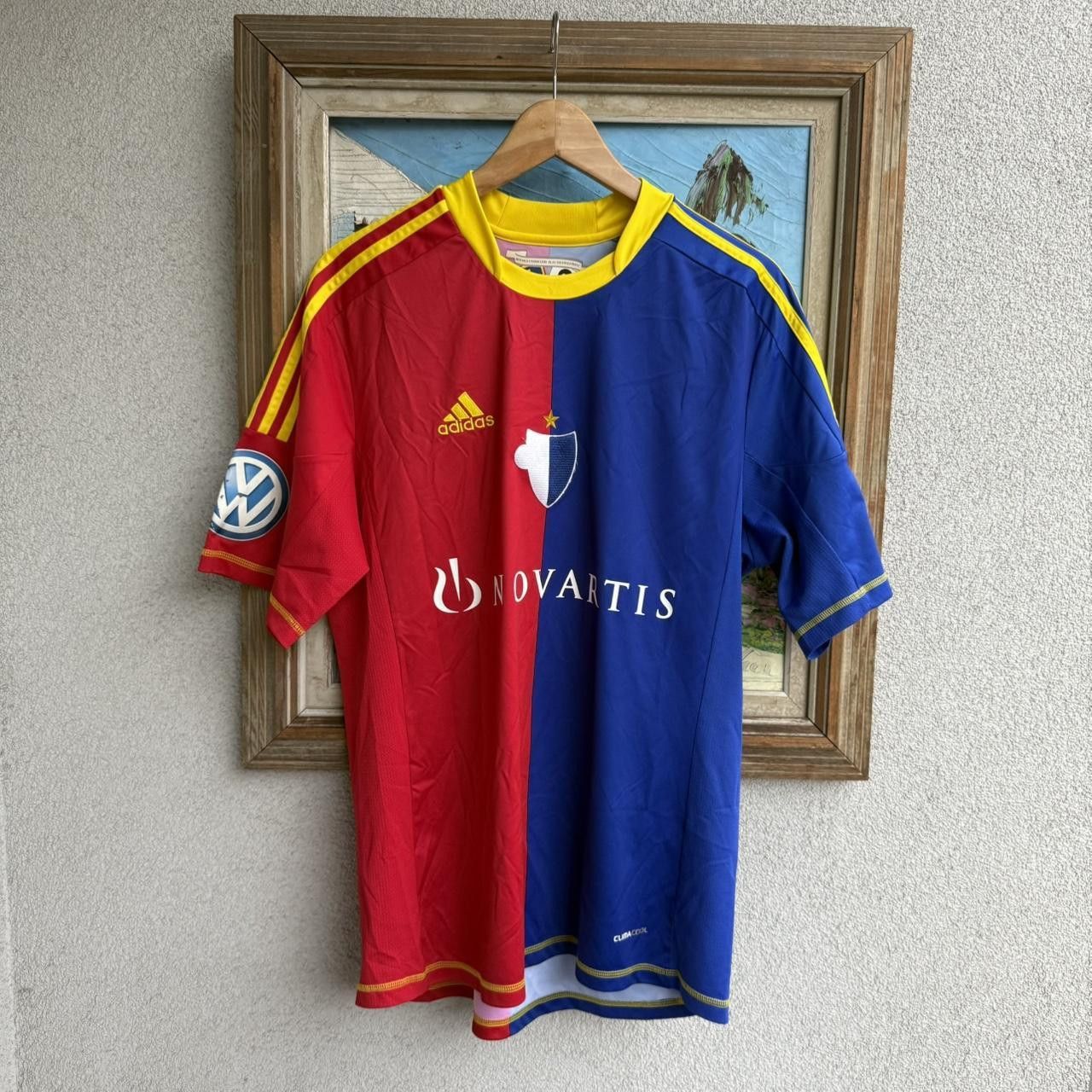 Adidas FC Basel Adidas Football Soccer Jersey Blue Size US L / EU 52-54 / 3 - 1 Thumbnail