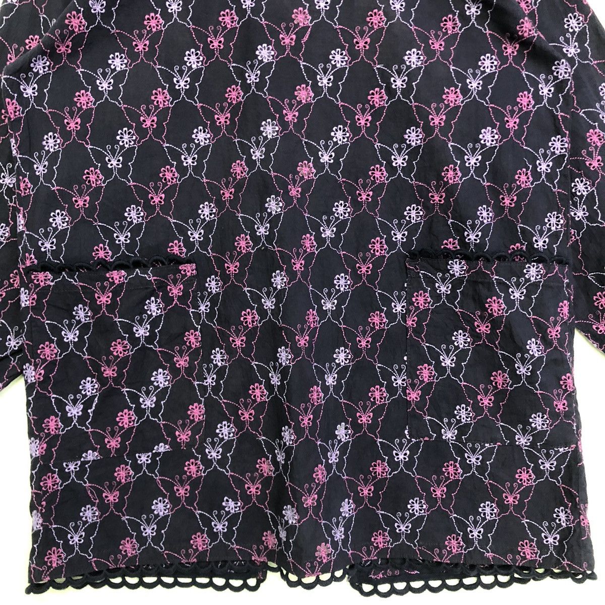Hanae Mori Hanae Mori Motive Floral Women Blouses Dress Size L / US 10 / IT 46 - 5 Thumbnail