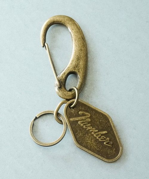 Number nine LOGO PLATE KEY RIng