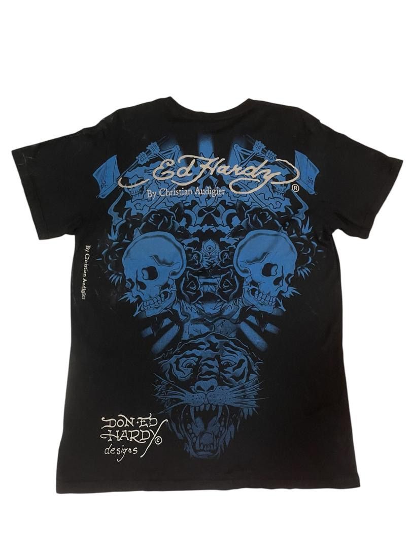 Ed Hardy Ed Hardy x Christian Audigier punk Skull gothic Tshirt Size US S / EU 44-46 / 1 - 4 Thumbnail