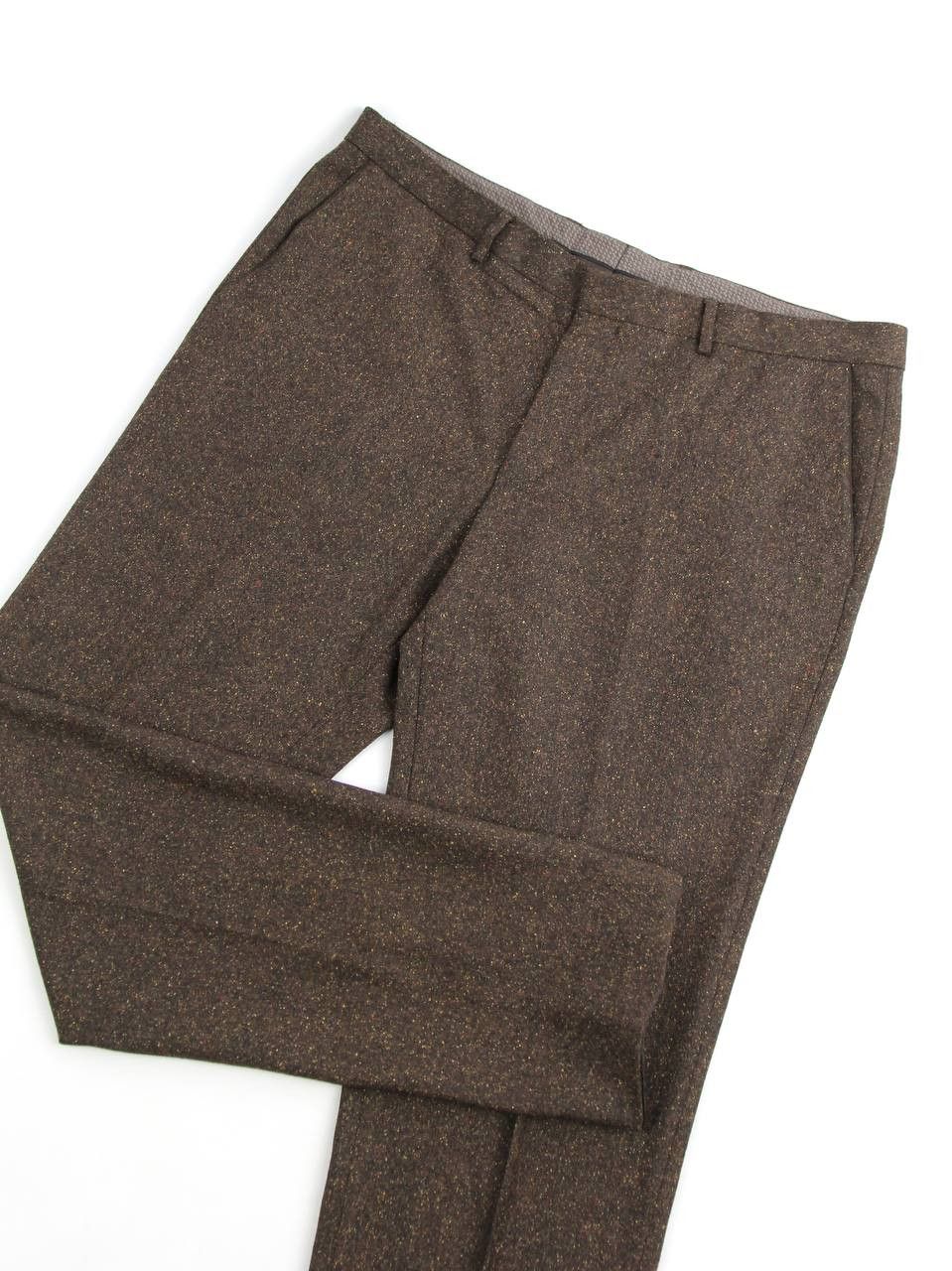 Hugo Boss HUGO BOSS Woolen trouser pants with a touch of silk Size US 40 / EU 56 - 4 Thumbnail