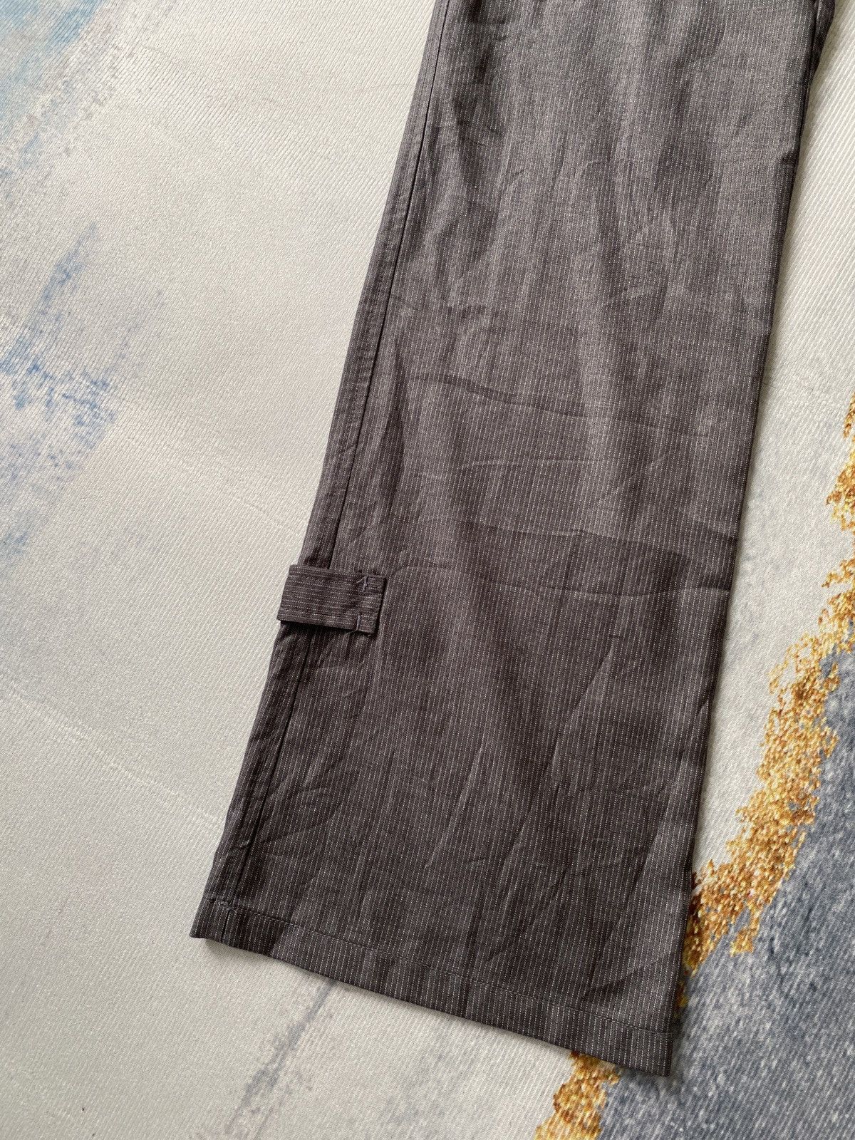 Japanese Brand Tete Homme Kazutaka Kato Flare Cargo Pant Size US 32 / EU 48 - 4 Thumbnail