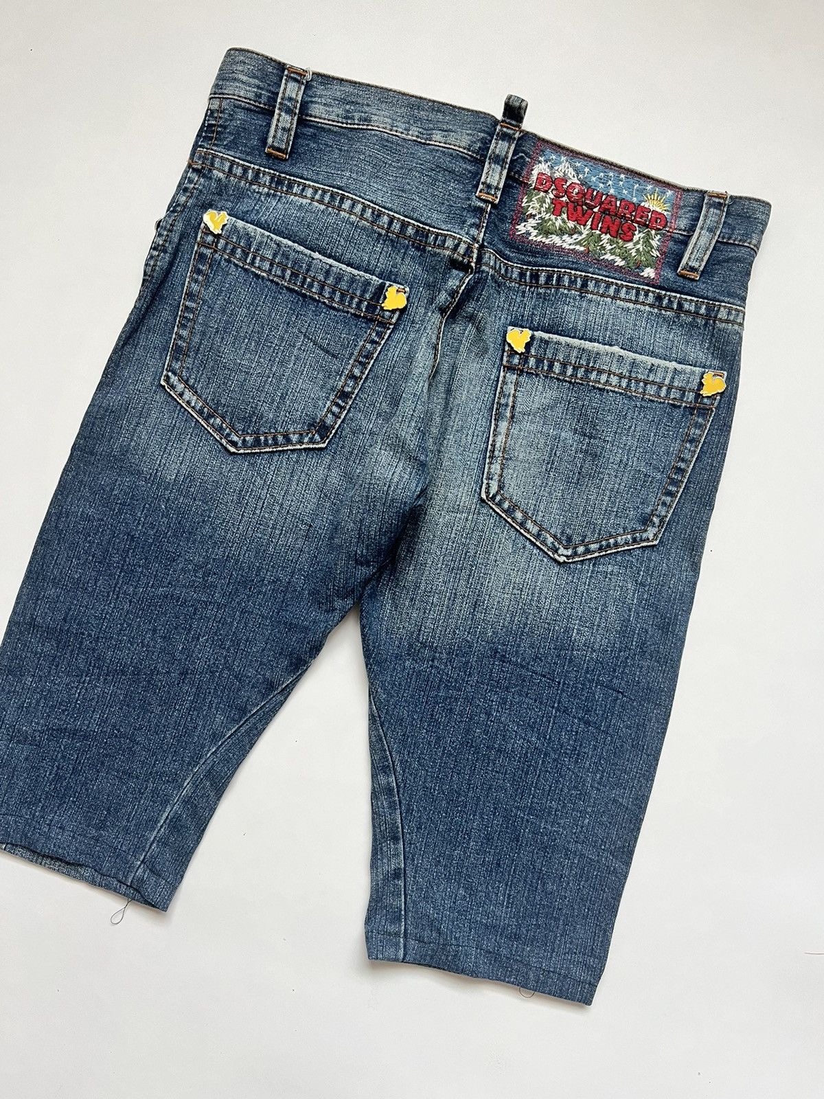 Dsquared2 Dsquared2 Twin Blue Wash Denim Jorts Size US 34 / EU 50 - 5 Thumbnail