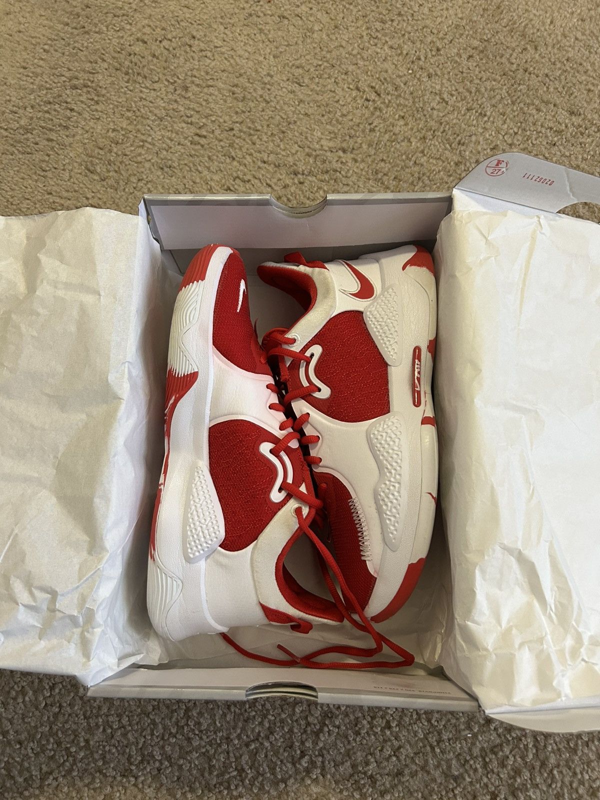 Nike Nike PG 5 TB University Red Size 8.5 Size US 8.5 / EU 41-42 - 1 Thumbnail