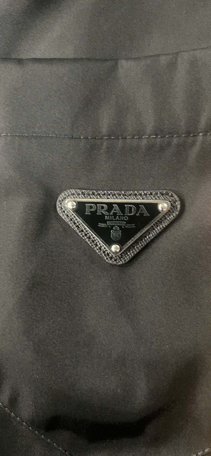 Prada Prada Re-nylon Shirt- Black Size US XL / EU 56 / 4 - 8 Thumbnail