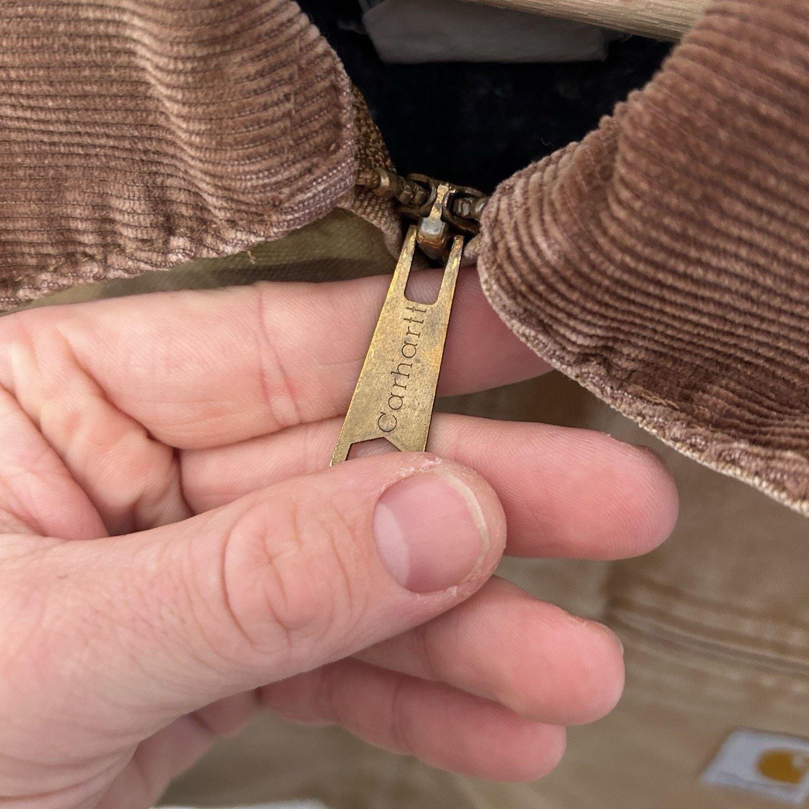 Carhartt Vintage Carhartt Blanket-Lined Detroit Jacket “Brown Wheat” Size US L / EU 52-54 / 3 - 7 Thumbnail