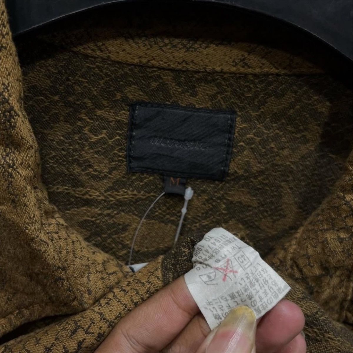 Japanese Brand Hysteric Glamour Pattern Snake skin by Acoustic Jacket Size US M / EU 48-50 / 2 - 4 Thumbnail
