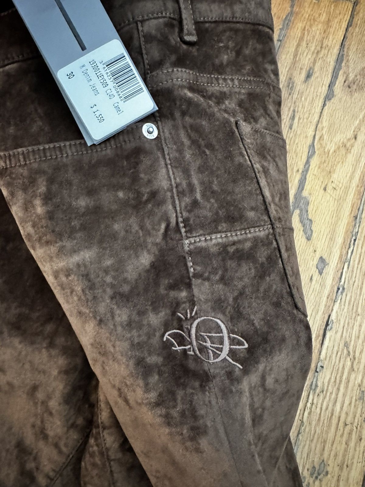 Dior × Kim Jones × Travis Scott DIOR 2022AW × CACTUS JACK SLIM FIT VELVET PANTS Size US 30 / EU 46 - 4 Thumbnail
