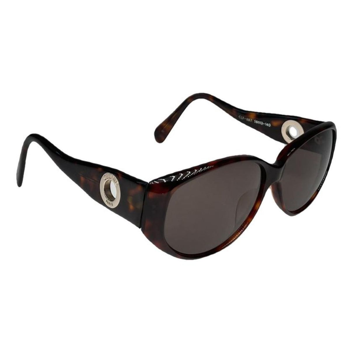 Celine Brown Plastic Sunglasses Size ONE SIZE - 1 Thumbnail