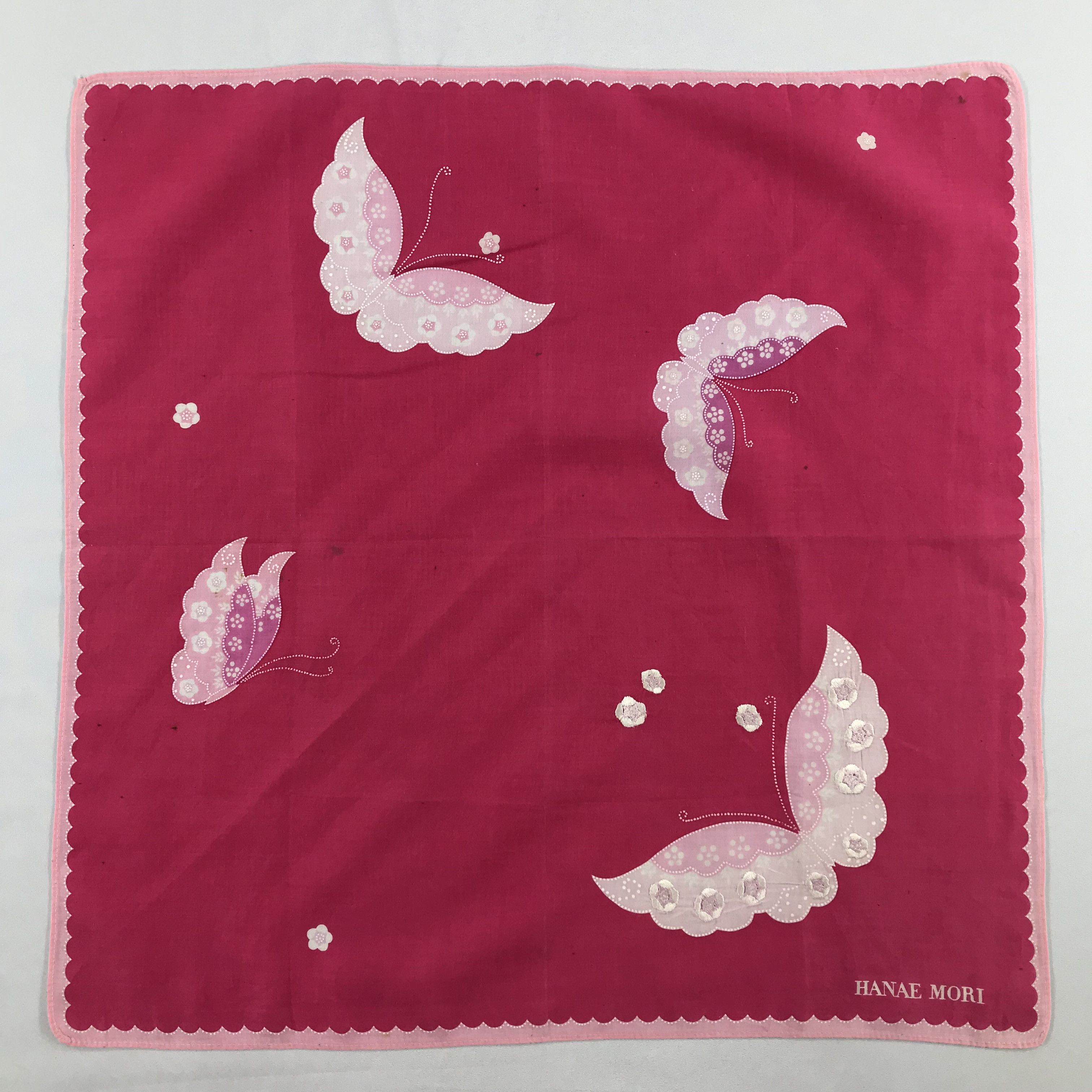 Hanae Mori Hanae Mori Bandana / Handkerchief / Neckerchief - S2344 Size ONE SIZE - 1 Thumbnail