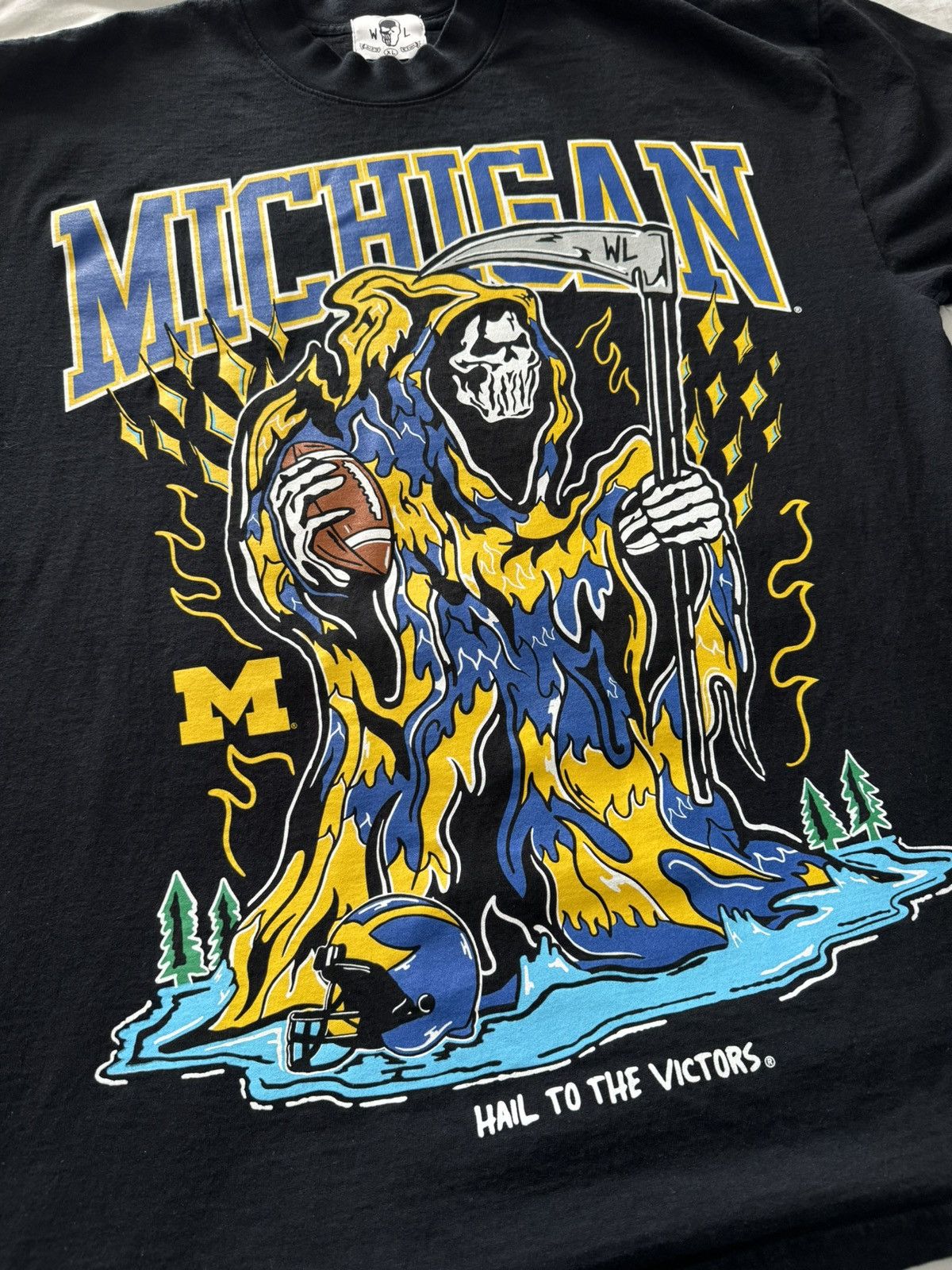 Warren Lotas Warren Lotas Michigan Wolverines “Hail to the Victors” Tee Size US XL / EU 56 / 4 - 2 Thumbnail