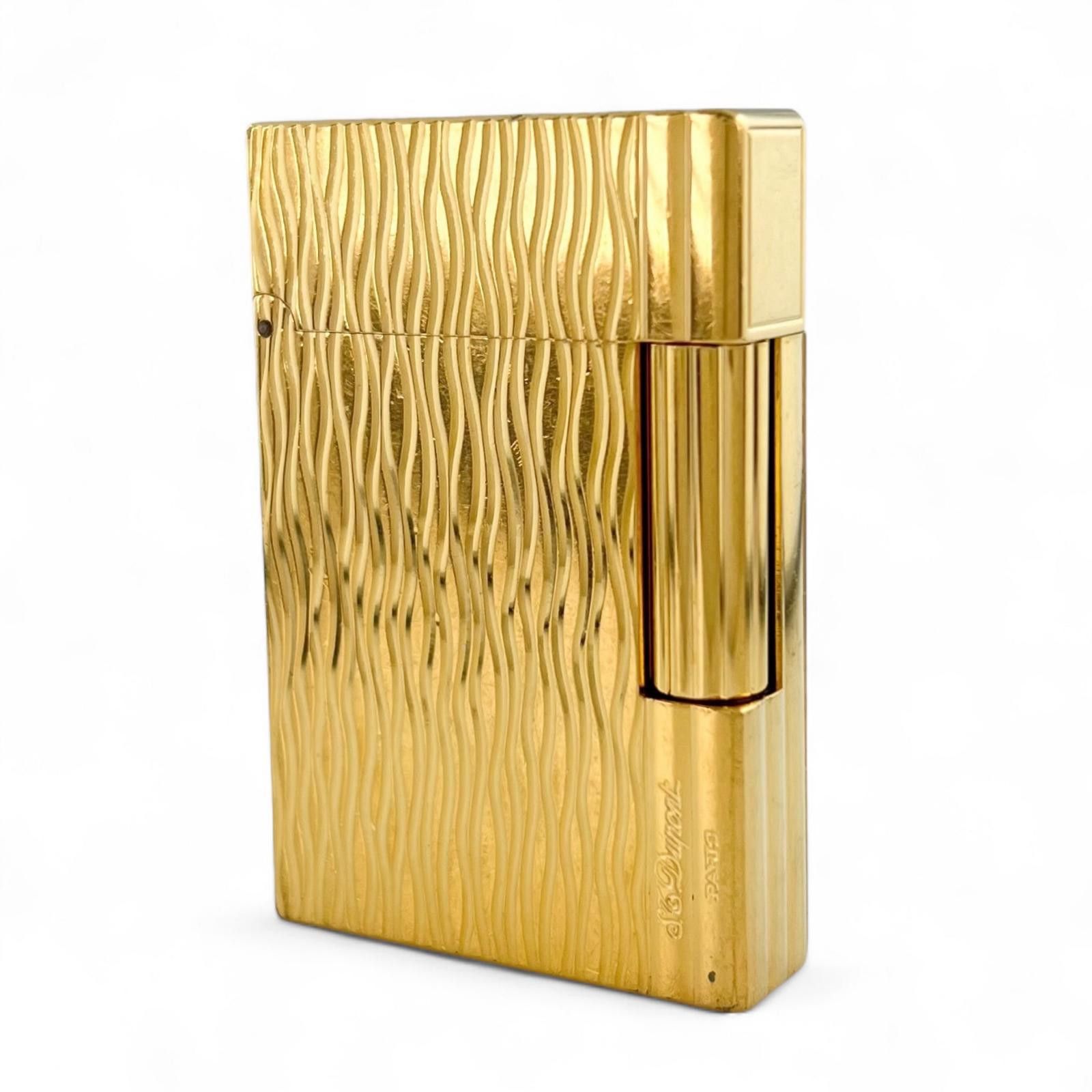 Other Dupont Gatsby Wave Emboss Lighter Smoking Accessory Metal Lighter DUTY FREE for USA