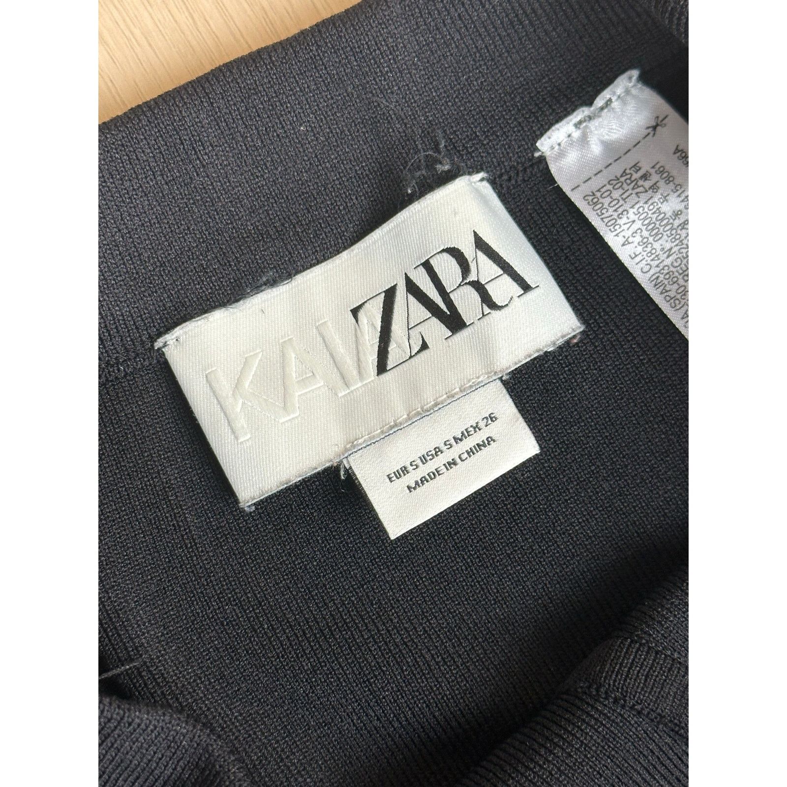 Zara Rare ZARA x Kaia Gerber Black Biker Short - Size S - Mint Size S / US 4 / IT 40 - 3 Thumbnail
