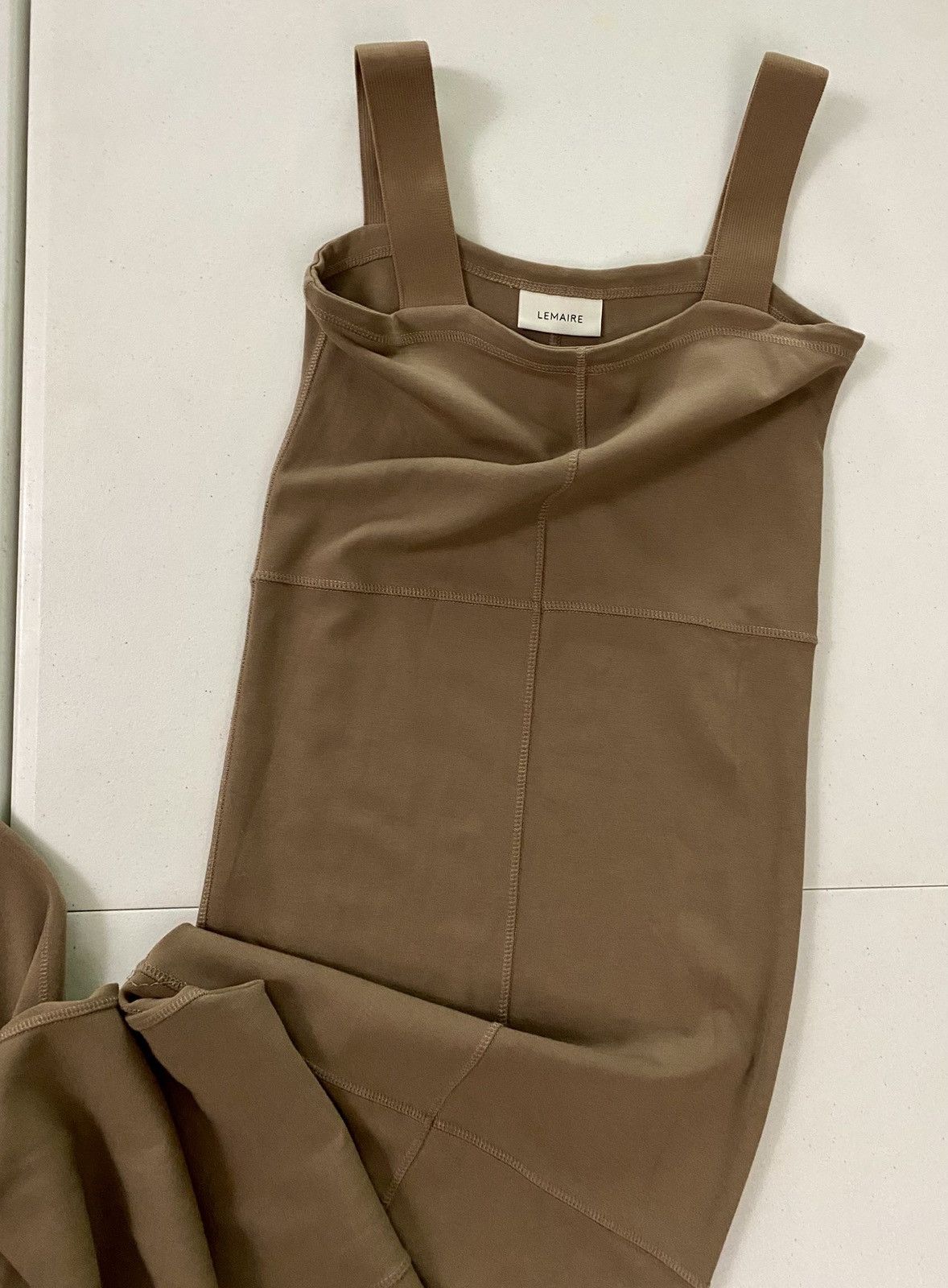 Lemaire Lemaire Square Neck Maxi Dress in tobacco brown S Size S / US 4 / IT 40 - 12 Thumbnail