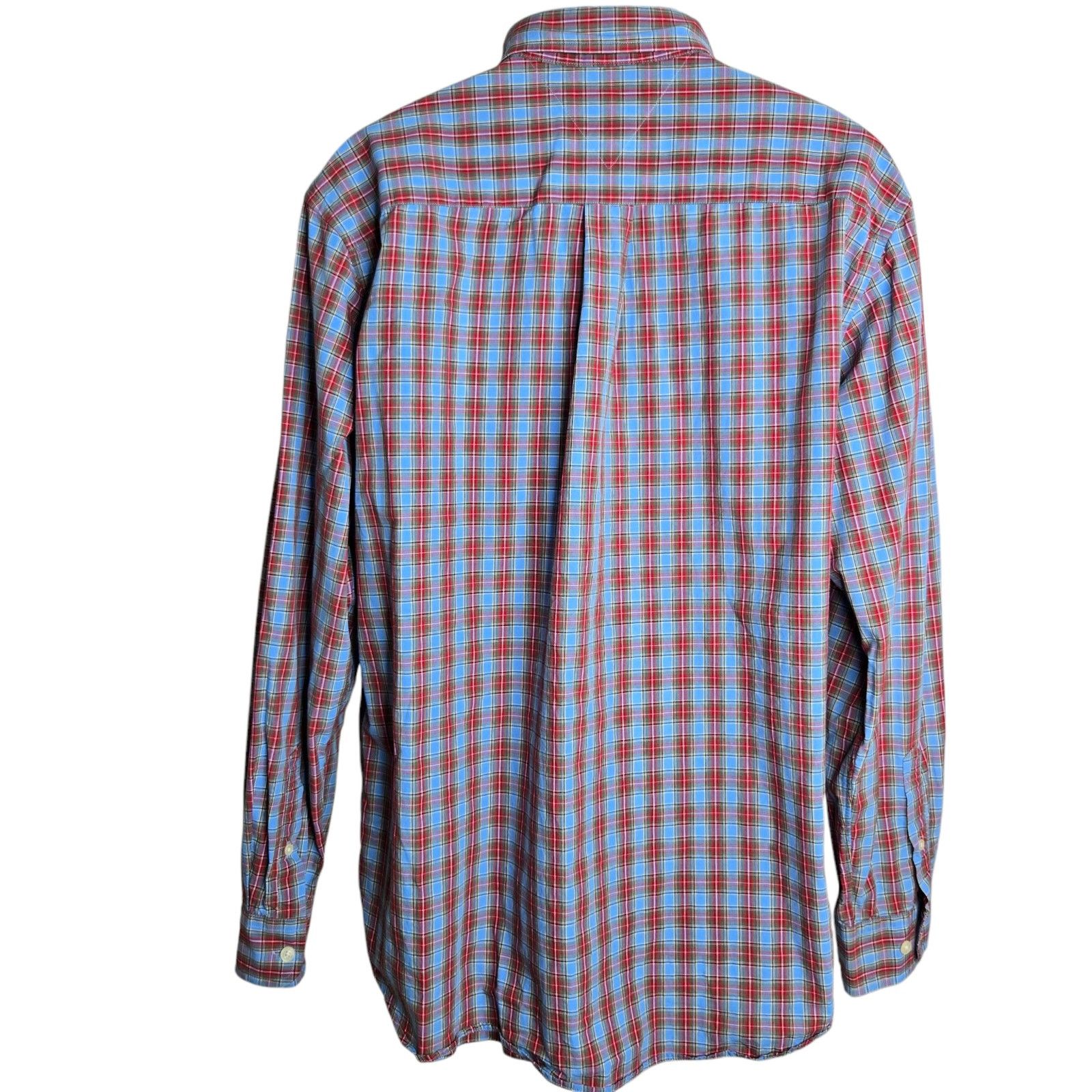 Tommy Hilfiger Tommy Hilfiger Mens Plaid Shirt XL Button Down Classic Size US XL / EU 56 / 4 - 5 Thumbnail