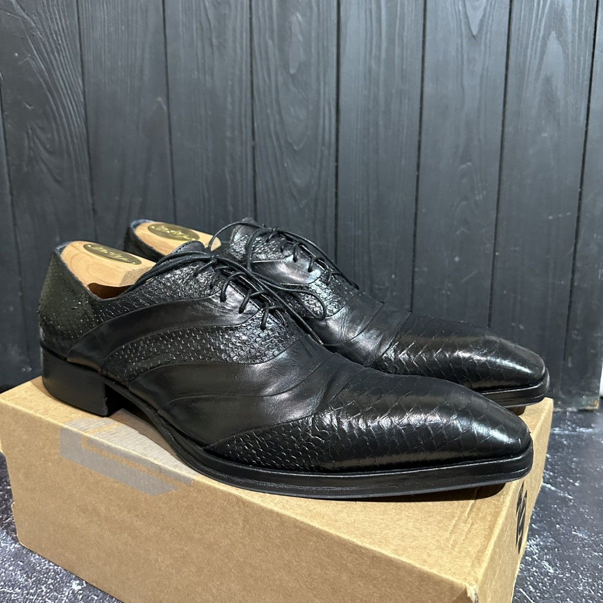 Jo Ghost JO GHOST - Men’s Italian Pythone Leather Shoes size 43 Size US 9.5 / EU 42-43 - 2 Thumbnail