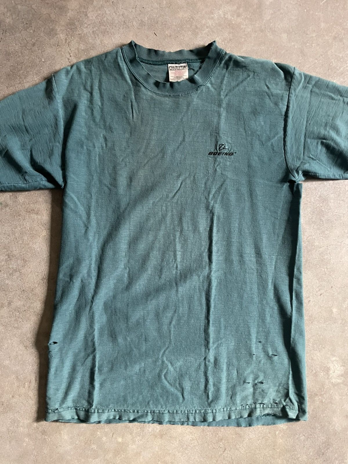 Vintage Vintage 90’s Boeing tee Size US L / EU 52-54 / 3 - 1 Thumbnail