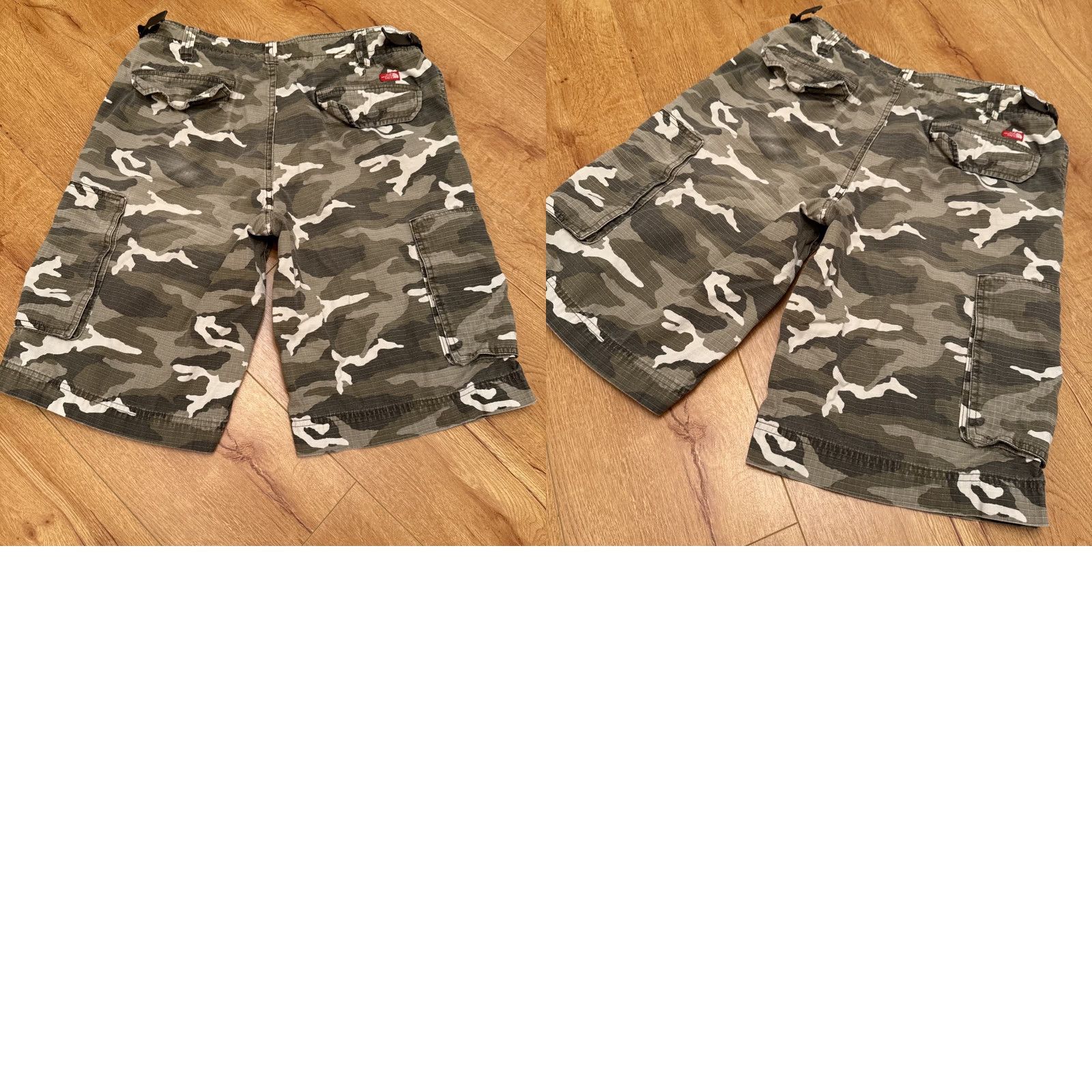 The North Face The North Face Grey Camouflage Pattern Cargo Shorts Size 32 Multiple Pockets, Cargo, Men, Regular Fit, Grey, 32, Casual, Travel, Workwear Size US 32 / EU 48 - 8 Thumbnail