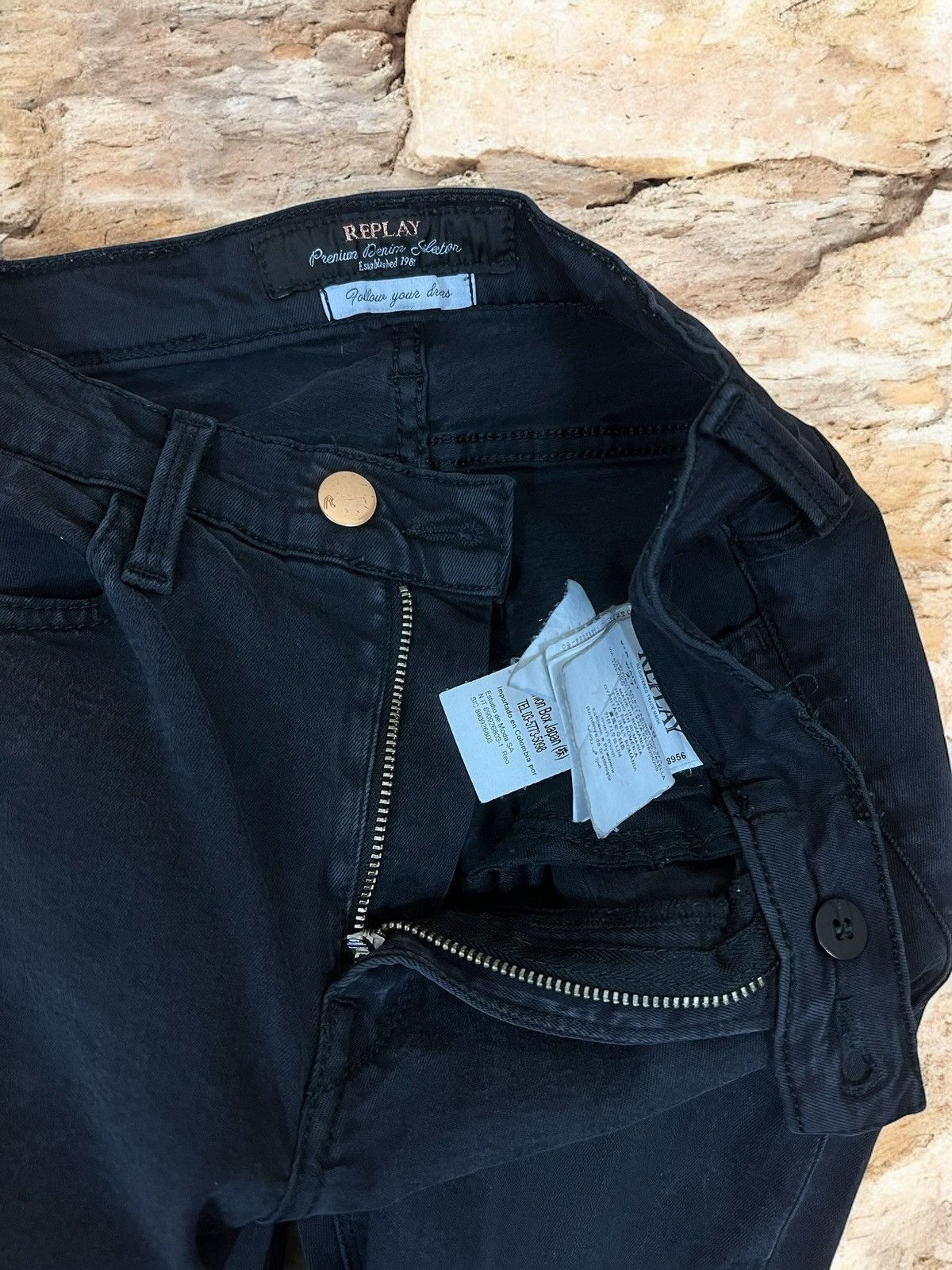 Replay Replay black skinny jeans size W27 L30 Size 27" / US 4 / IT 40 - 5 Thumbnail