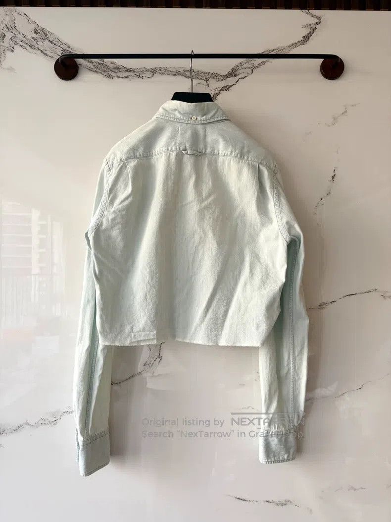 Miu Miu Miu Miu Light blue denim shirt jacket Size XS / US 0-2 / IT 36-38 - 3 Thumbnail