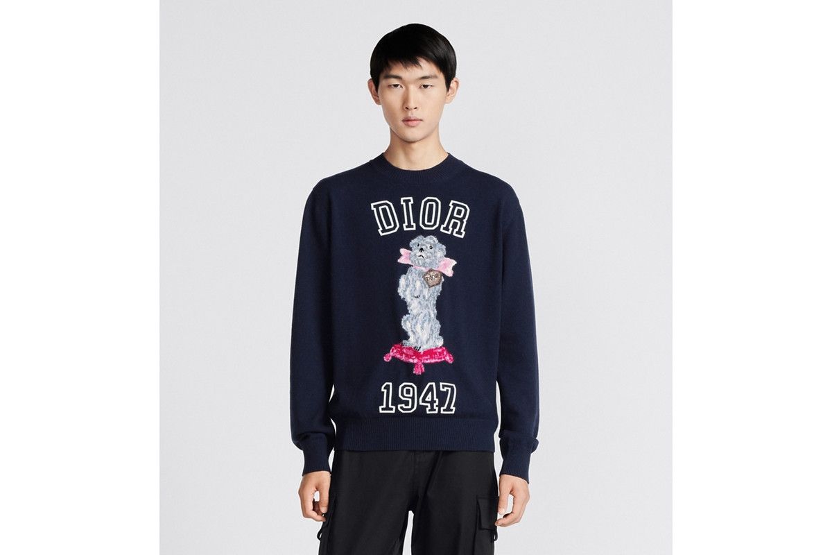 Dior o1bcso1str0226 Bobby Sweater in Blue Size US L / EU 52-54 / 3 - 4 Thumbnail