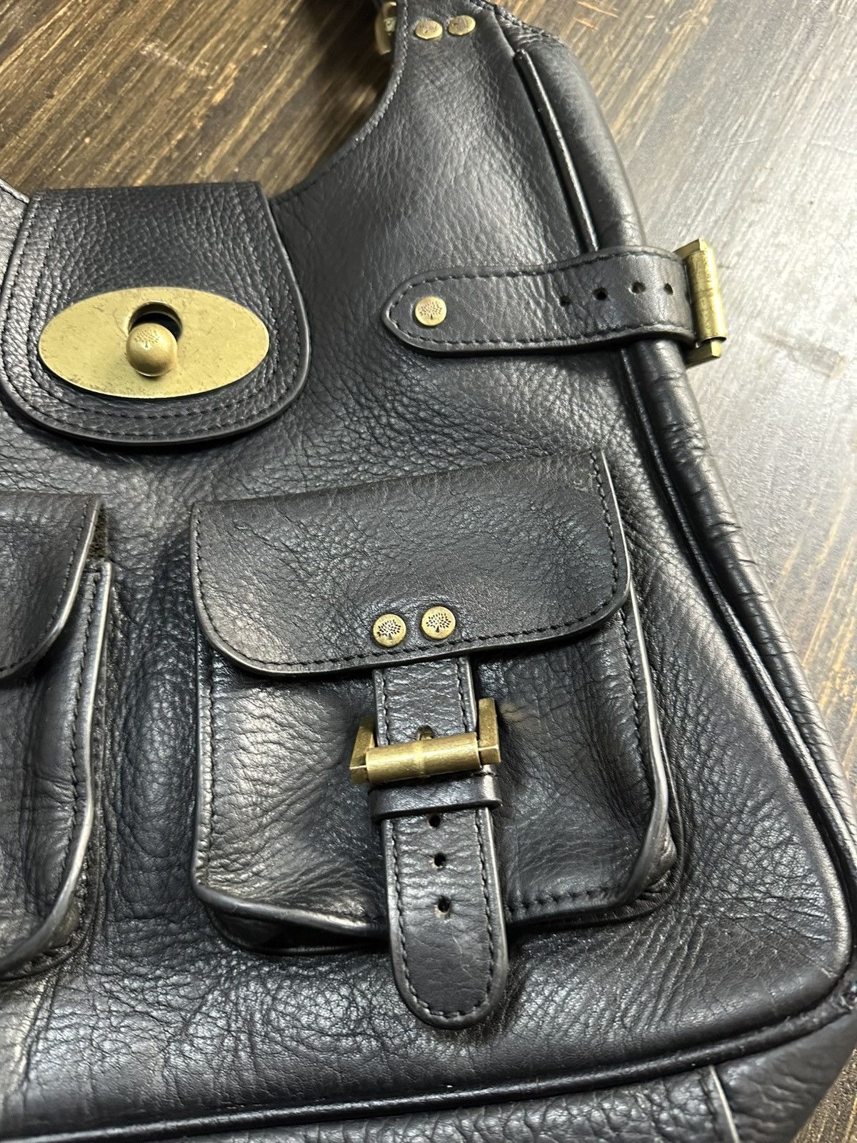 Mulberry Mulberry Annie leather shoulder bag black with tag Size ONE SIZE - 4 Thumbnail