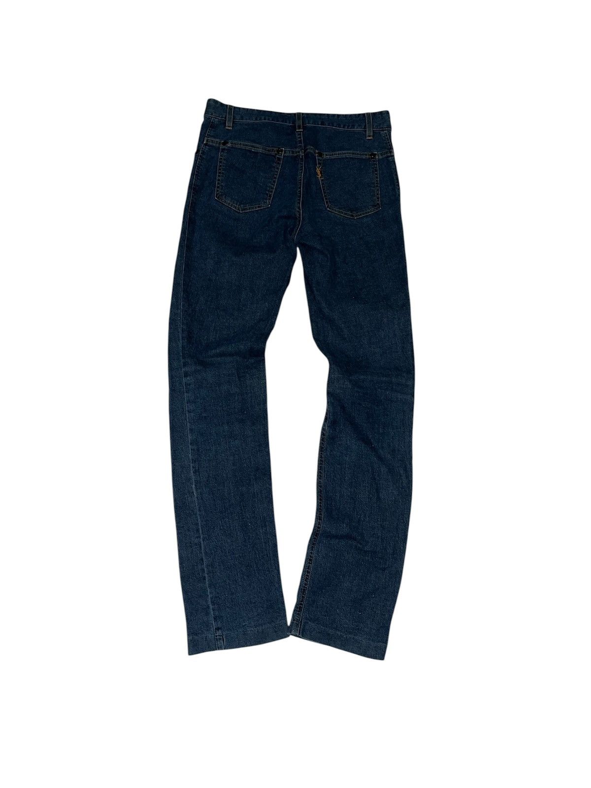 Saint Laurent Paris YvesSaintLaurent Slimfit Denim Pants x Vintage Size US 30 / EU 46 - 2 Thumbnail